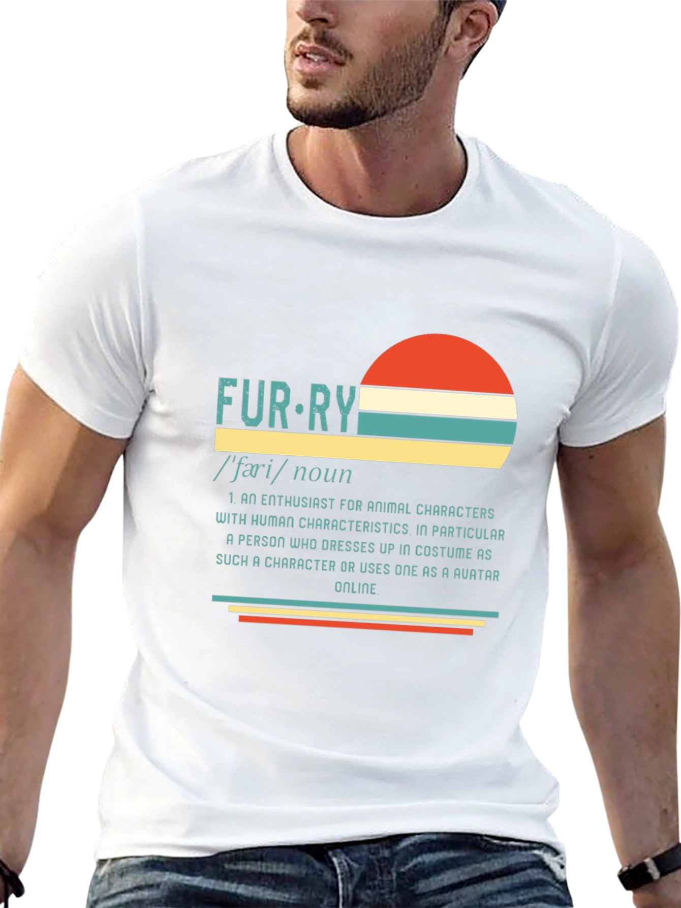 Retro Furry Definition T-Shirt