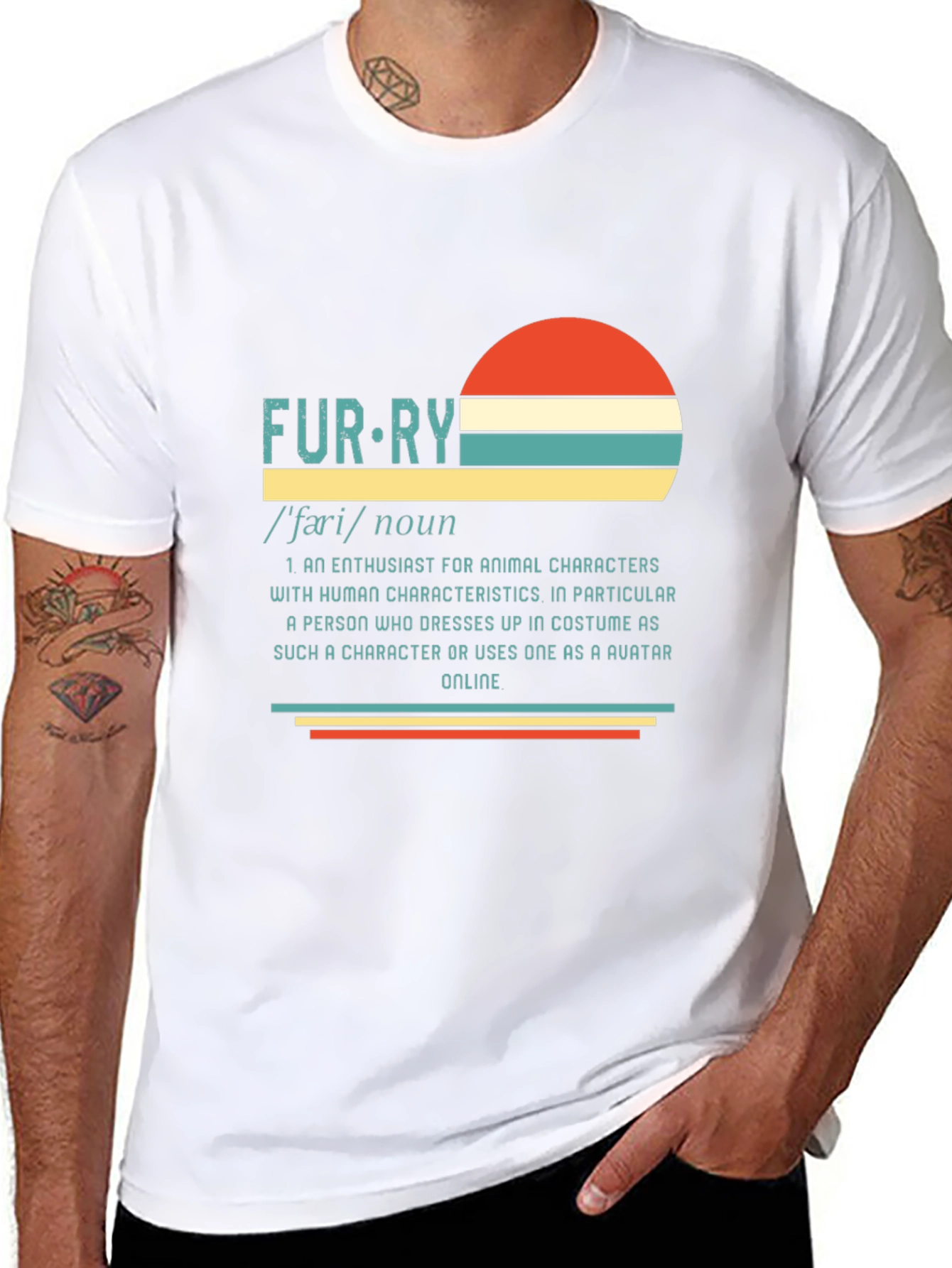 Retro Furry Definition T-Shirt