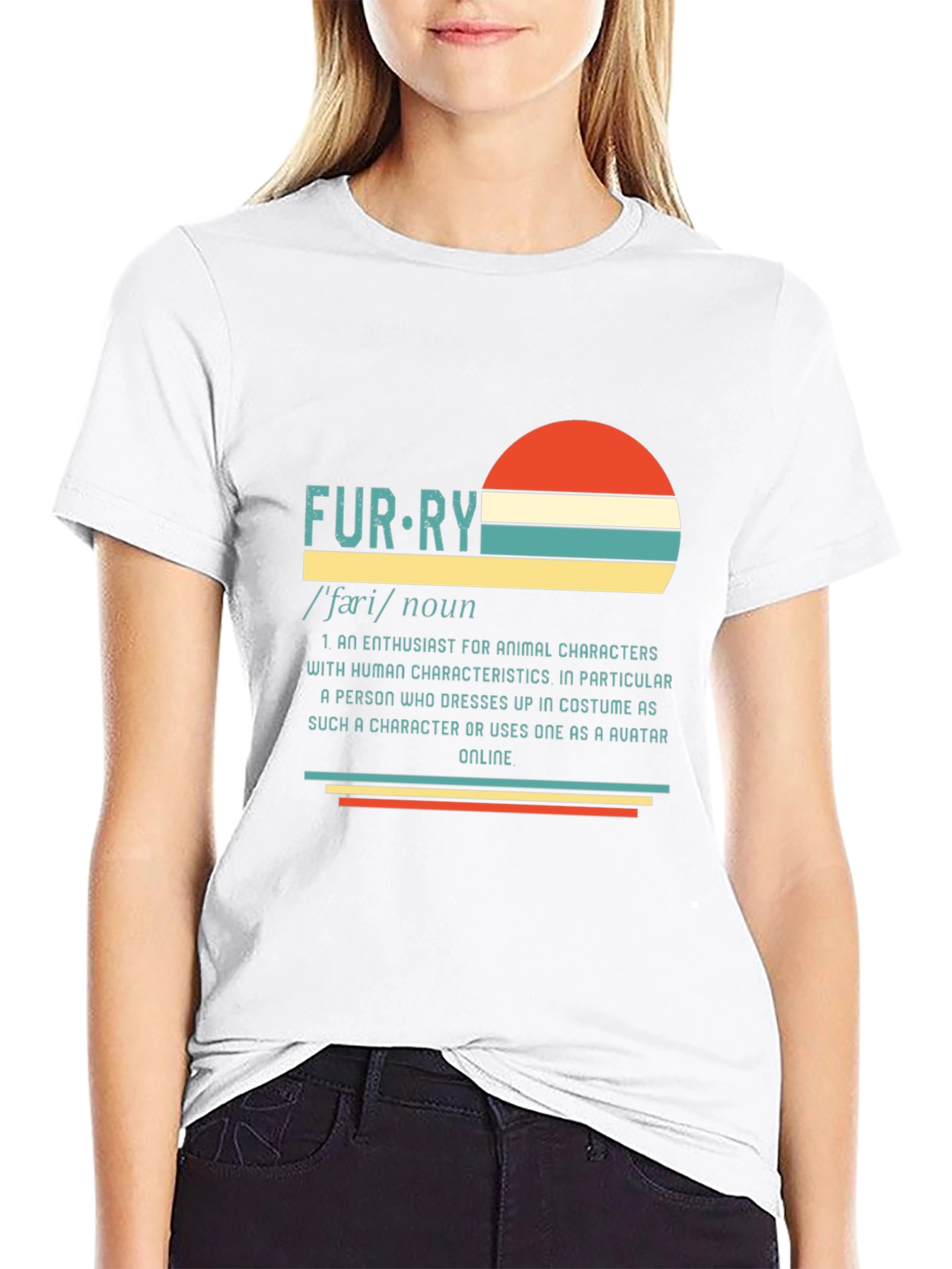 Retro Furry Definition T-Shirt