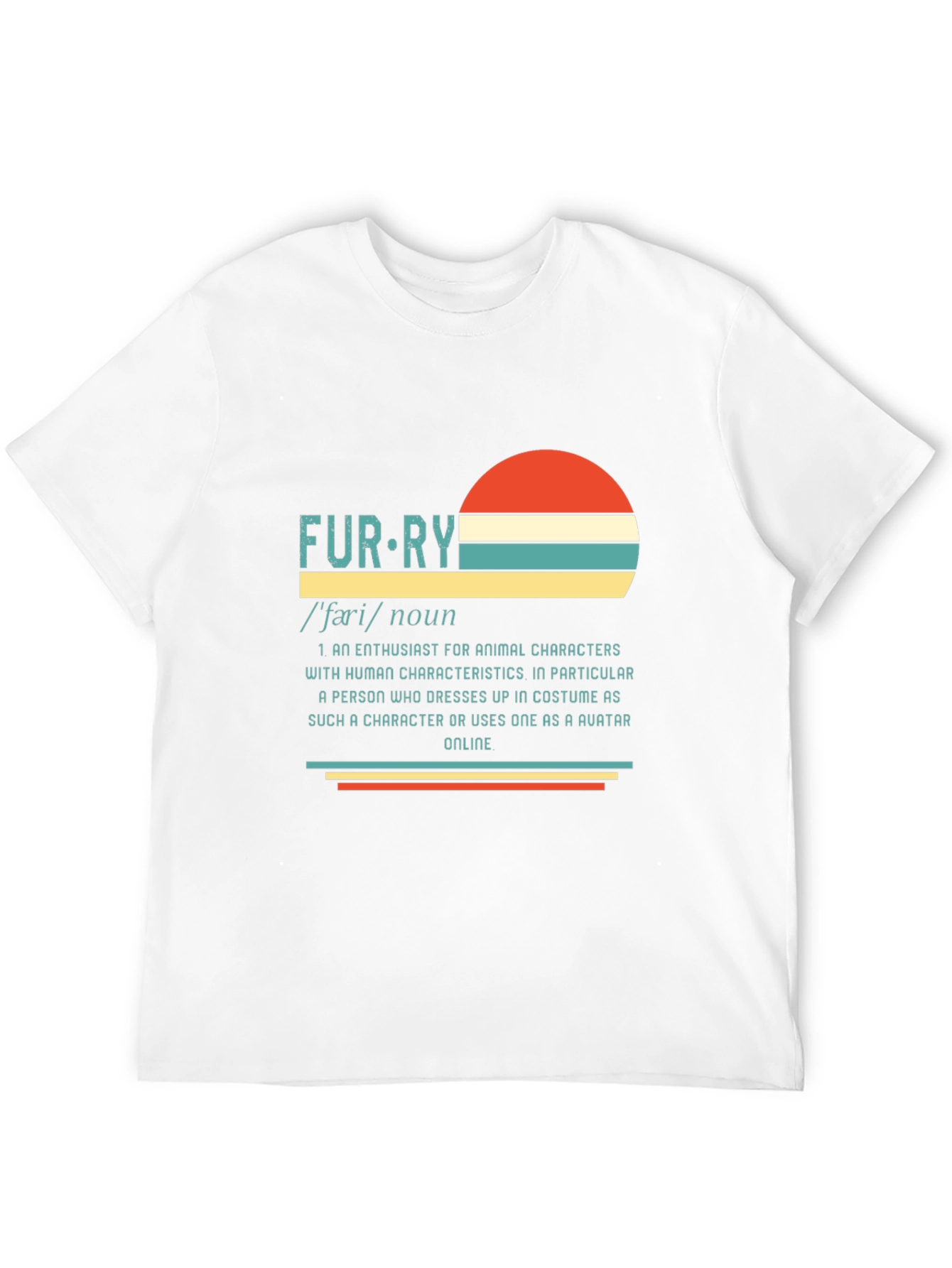 Retro Furry Definition T-Shirt