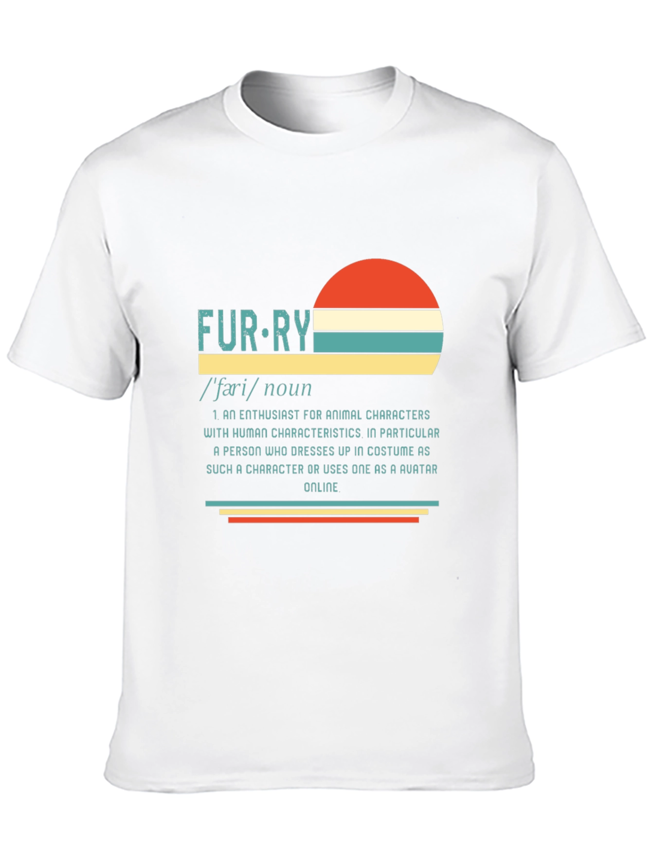 Retro Furry Definition T-Shirt