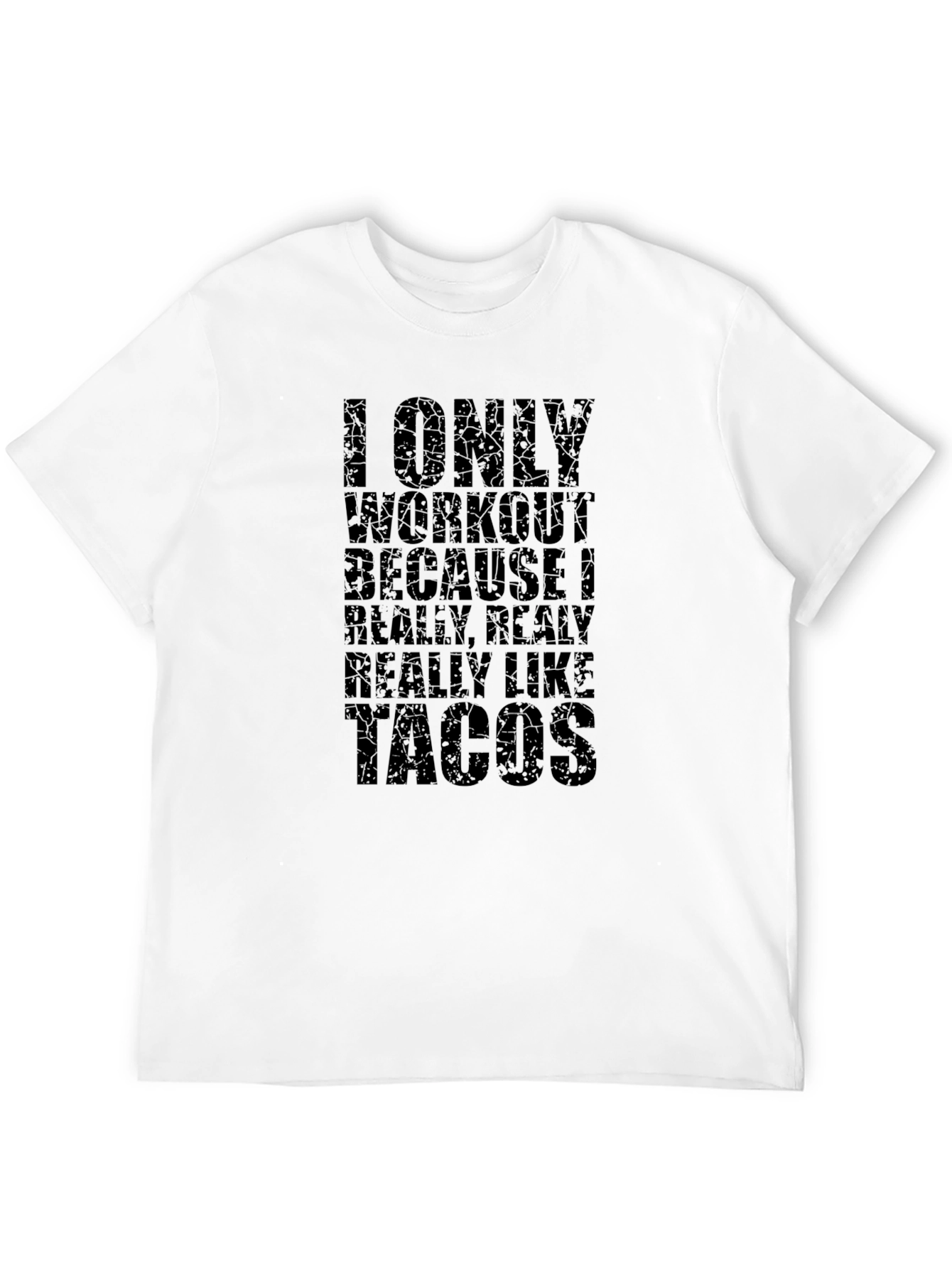 Taco Lover Workout T-Shirt - Funny Gym Tee