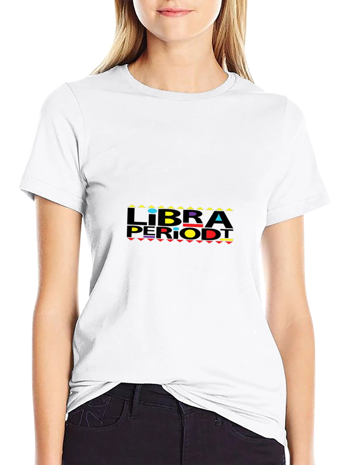 Libra Period! Mens Black Graphic T-Shirt