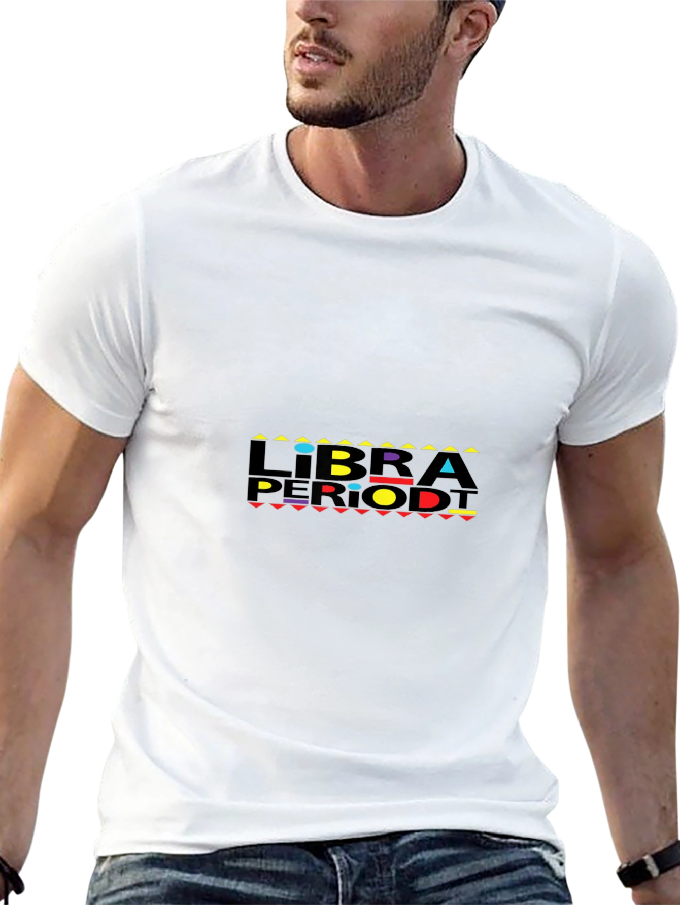 Libra Period! Mens Black Graphic T-Shirt