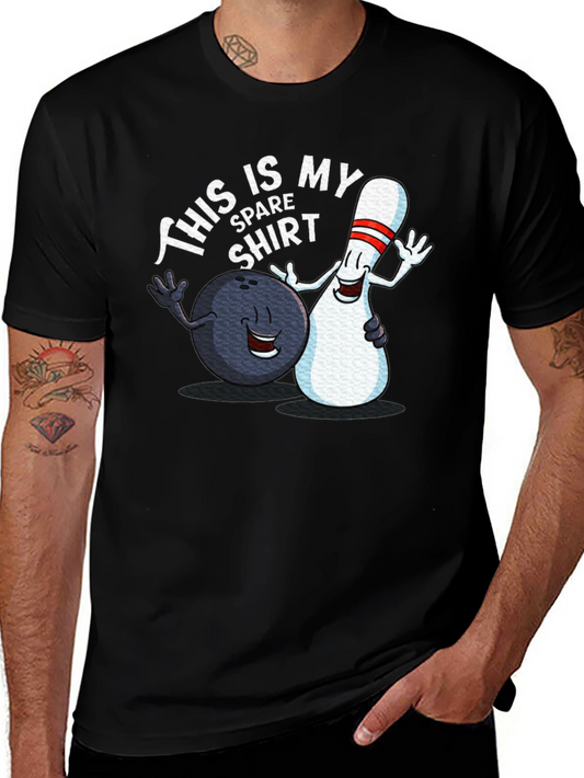 Funny Bowling T-Shirt: This is My Spare Shirt