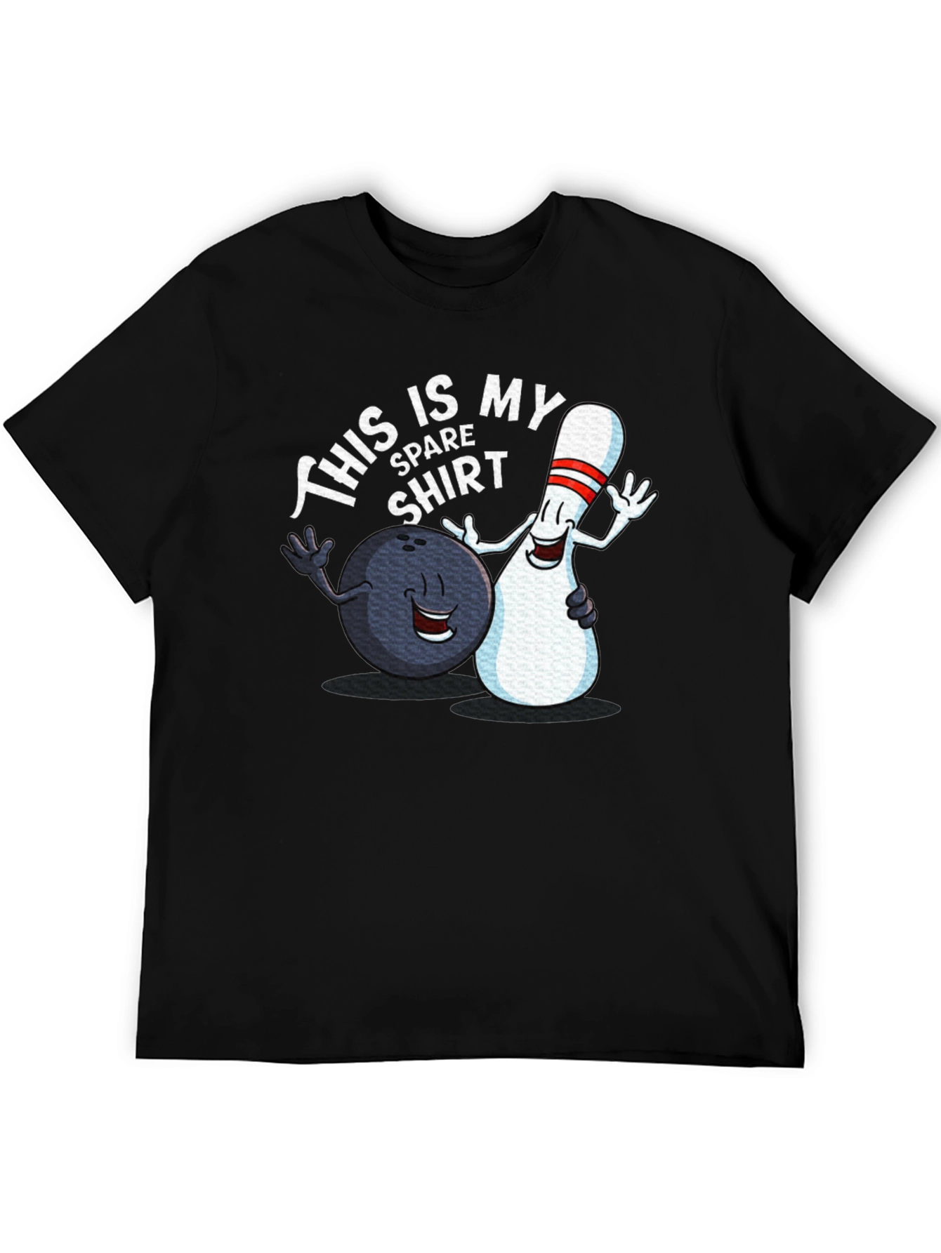 Funny Bowling T-Shirt: This is My Spare Shirt