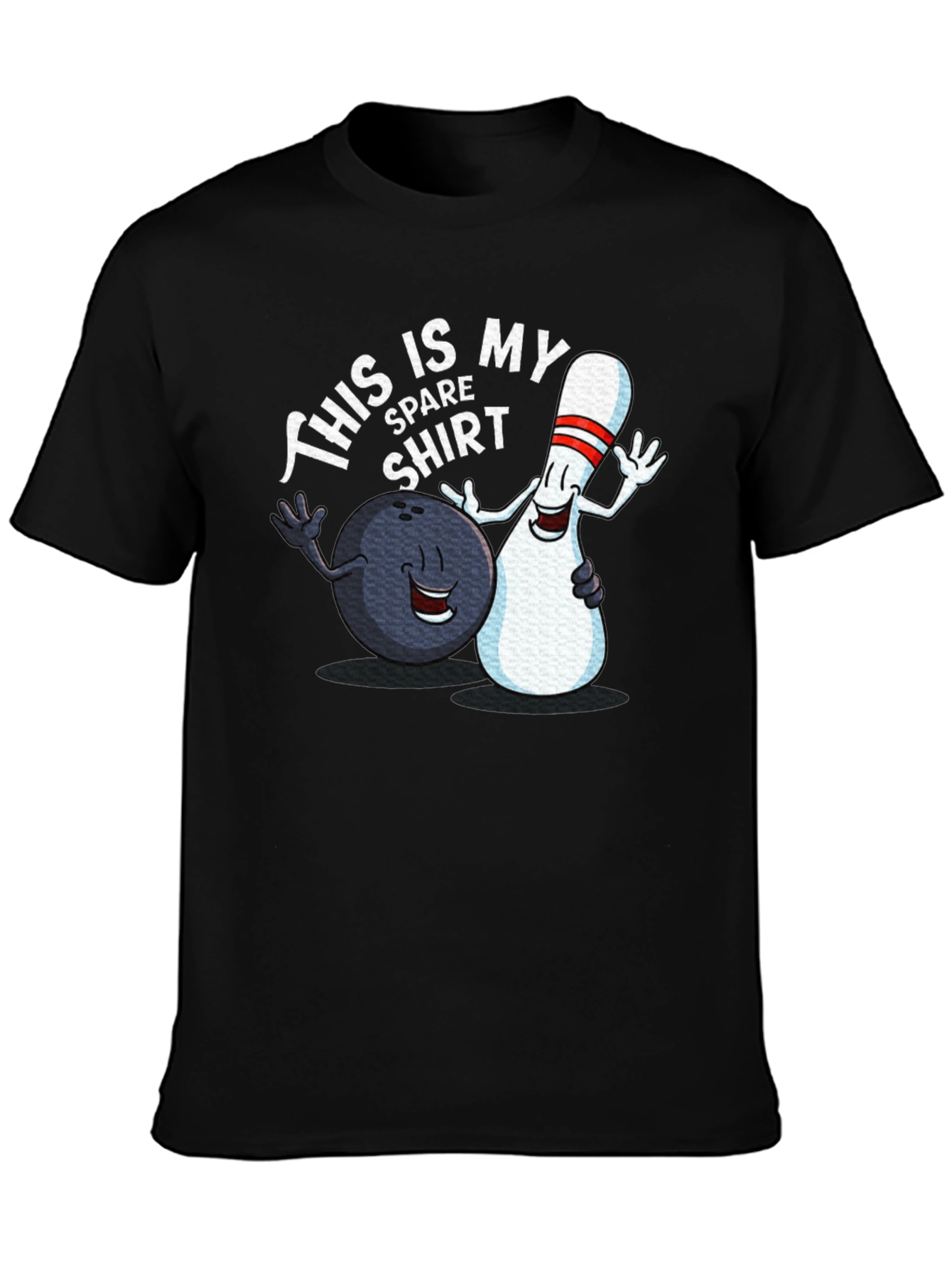 Funny Bowling T-Shirt: This is My Spare Shirt