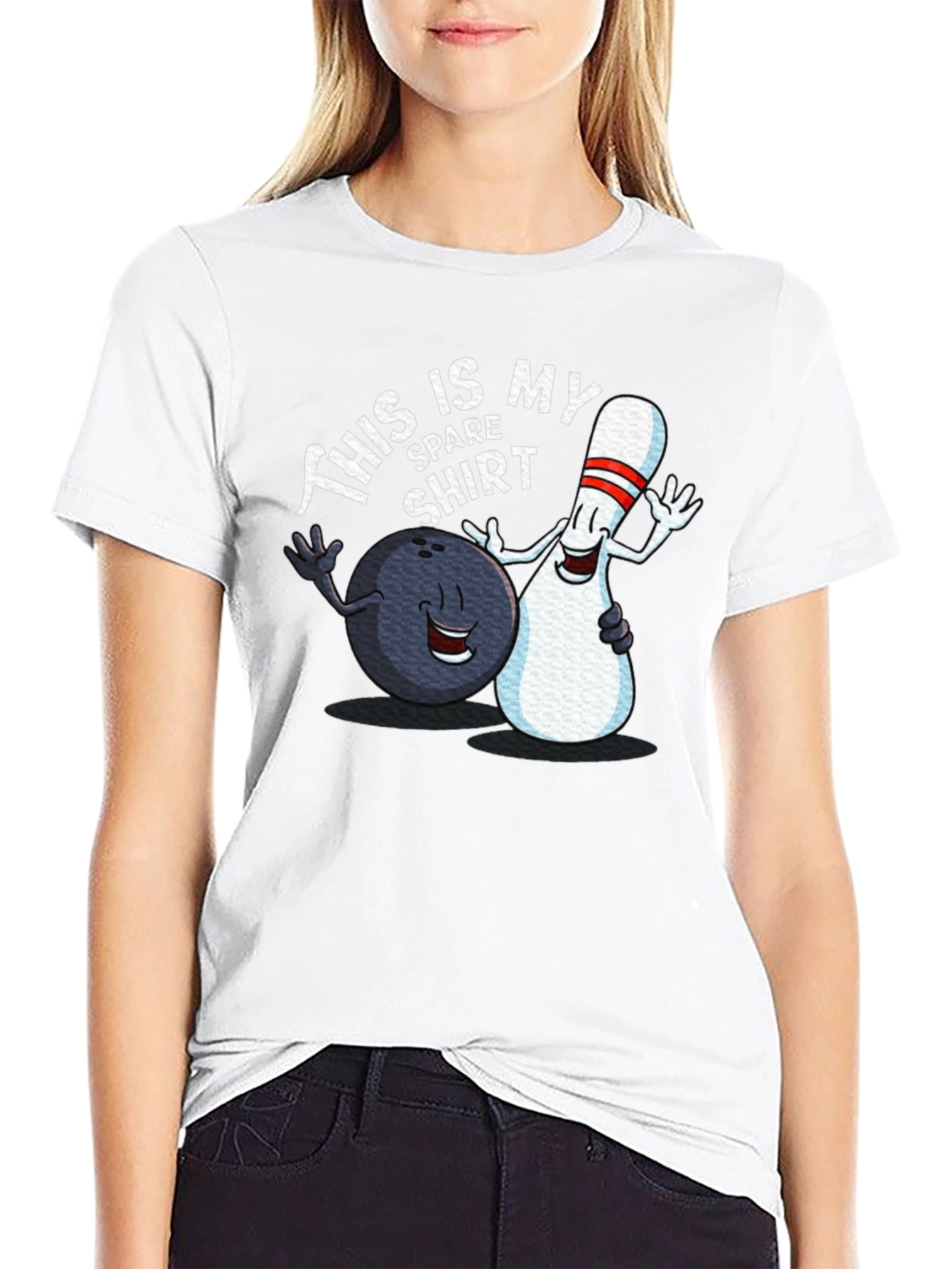 Funny Bowling T-Shirt: This is My Spare Shirt