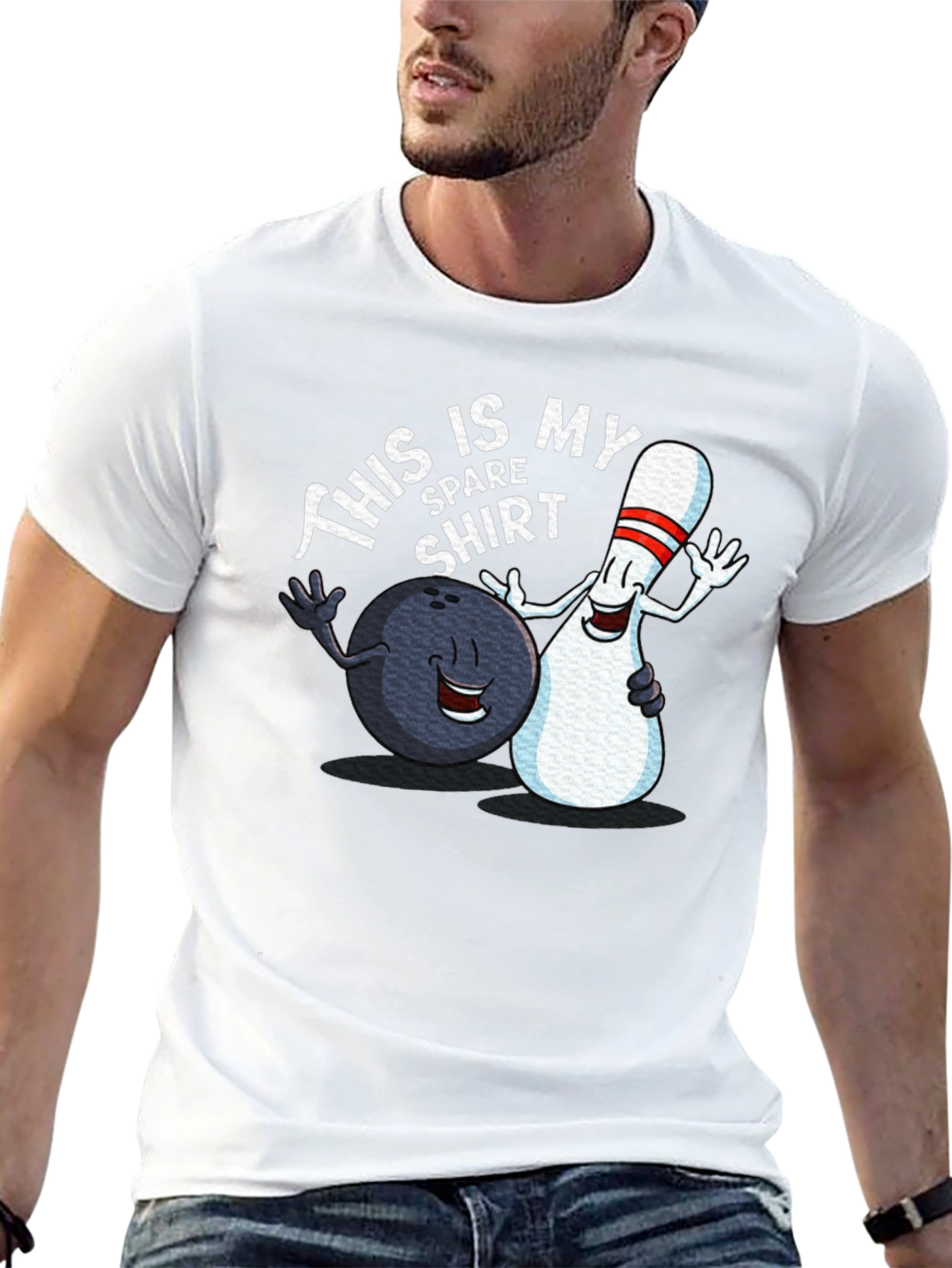 Funny Bowling T-Shirt: This is My Spare Shirt