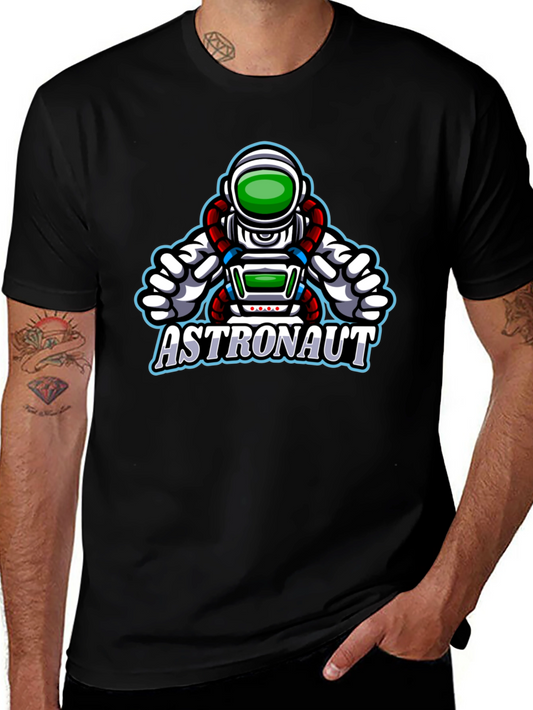 Astronaut Graphic Black T-Shirt