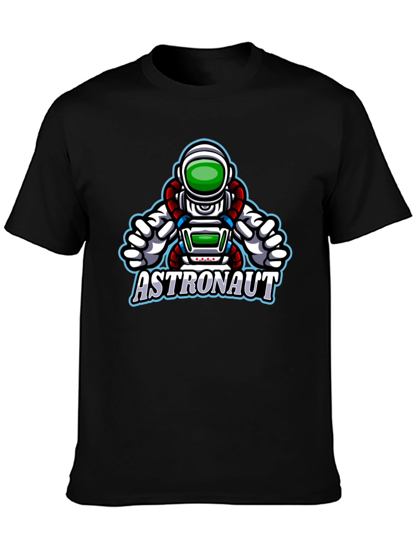Astronaut Graphic Black T-Shirt