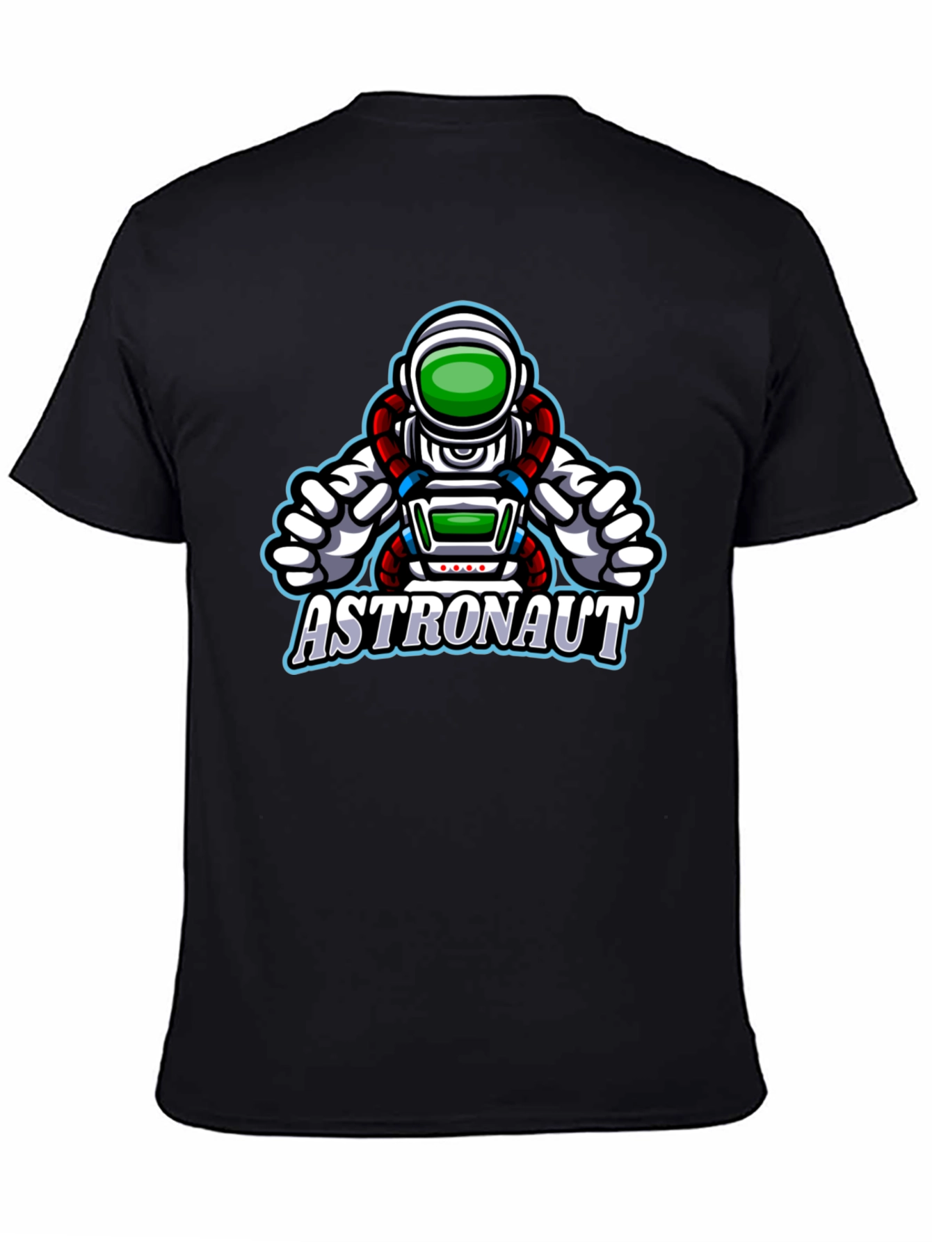 Astronaut Graphic Black T-Shirt