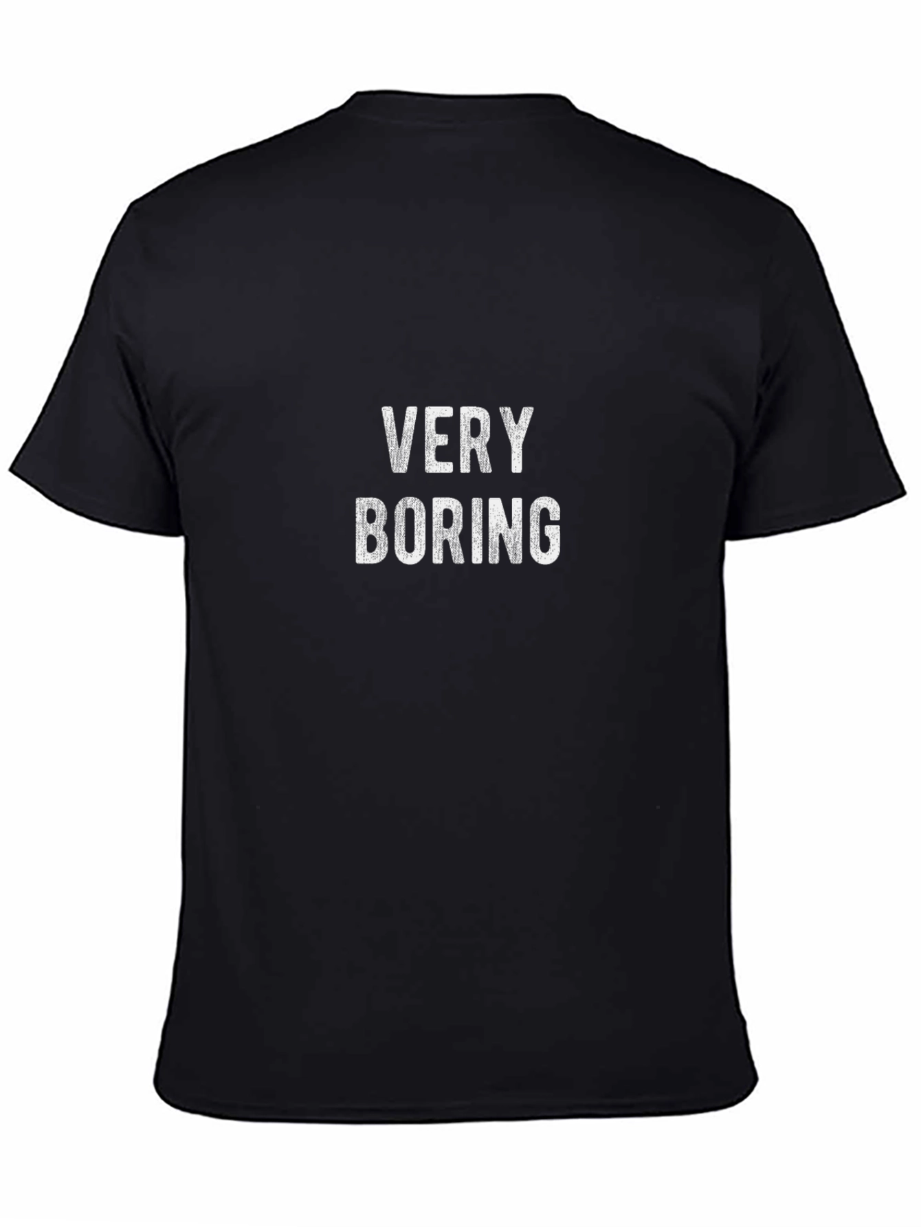 Very Boring Black Graphic Tee
