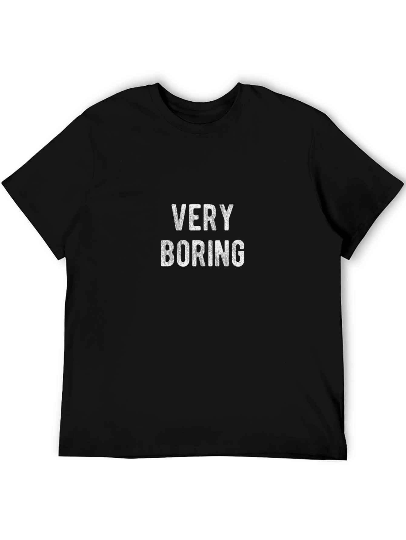 Very Boring Black Graphic Tee