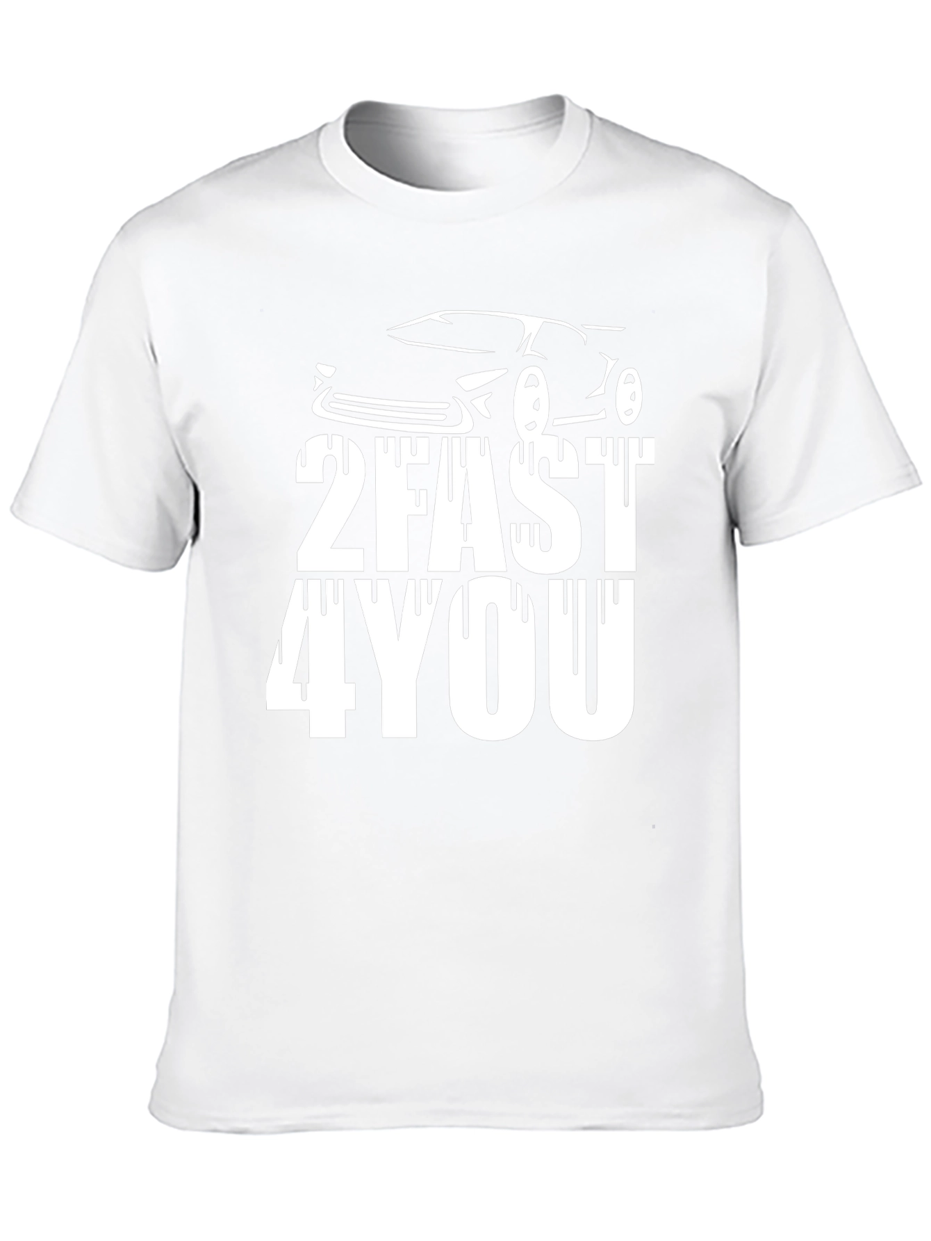 2Fast 4You Graphic T-Shirt - Black Cotton Tee