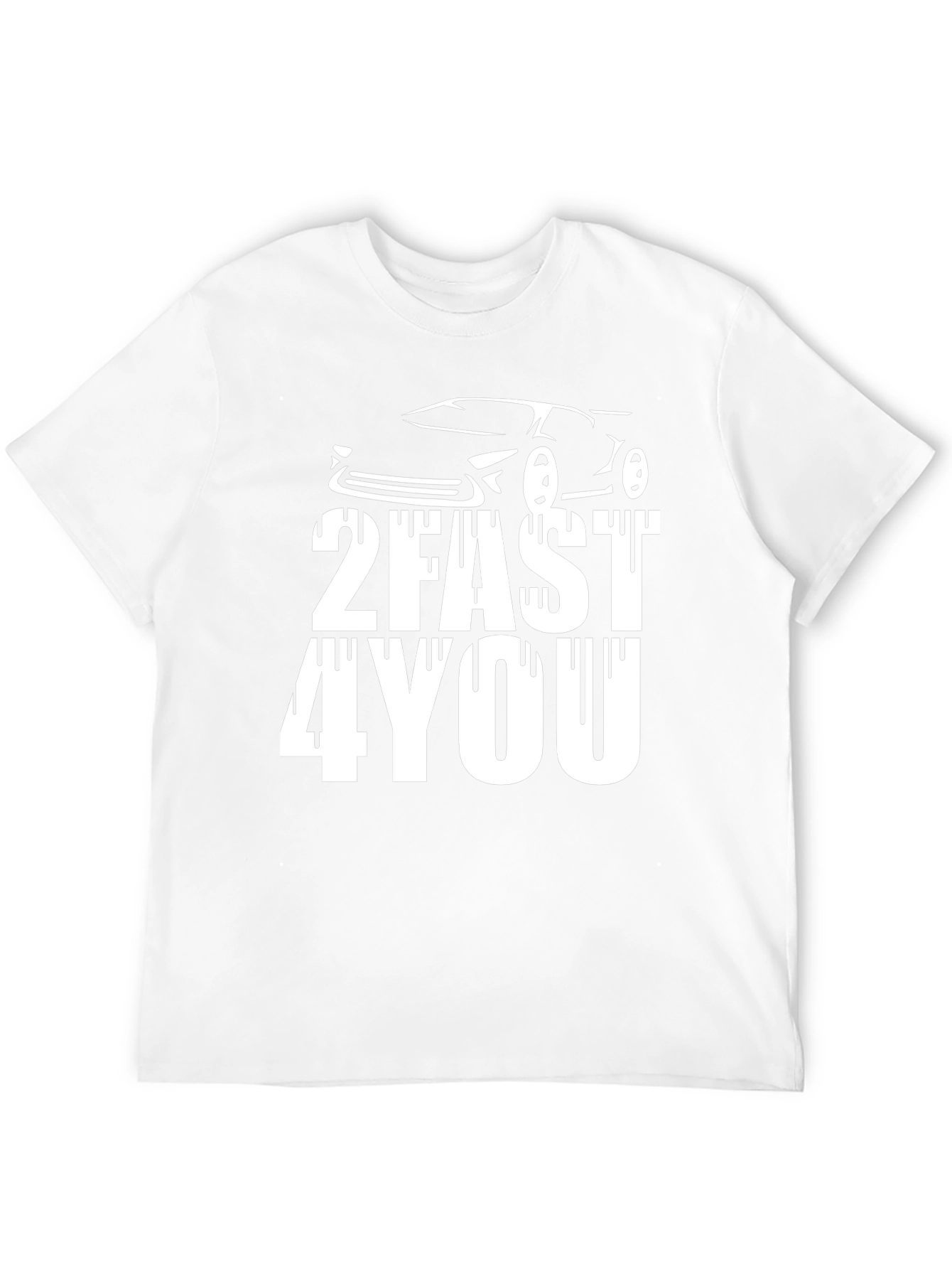 2Fast 4You Graphic T-Shirt - Black Cotton Tee