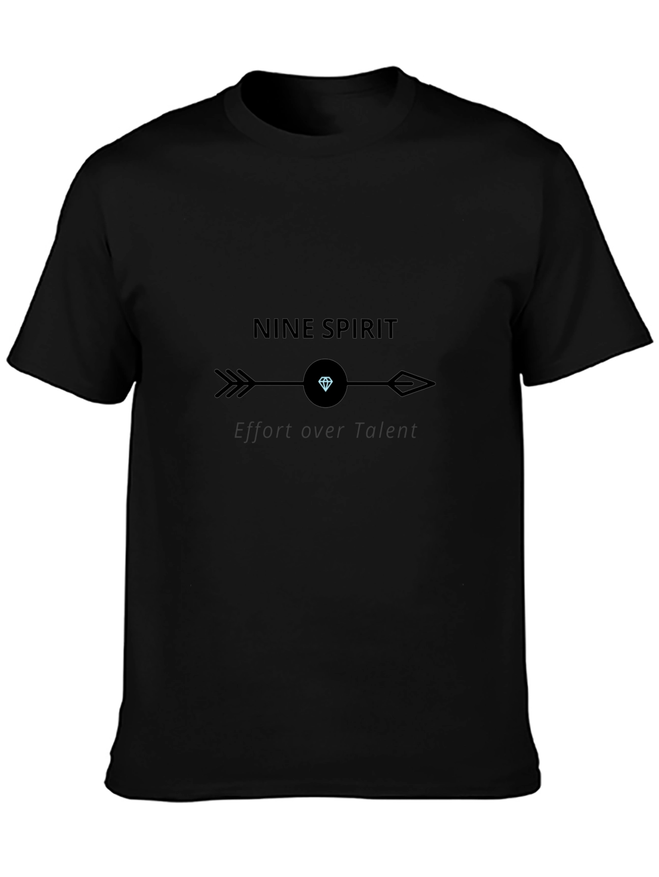 Nine Spirit Graphic T-Shirt - Effort Over Talent