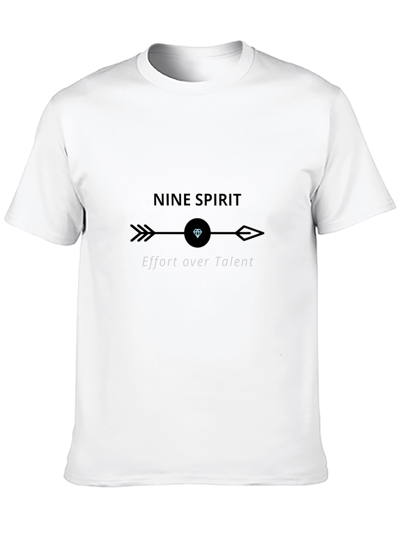 Nine Spirit Graphic T-Shirt - Effort Over Talent