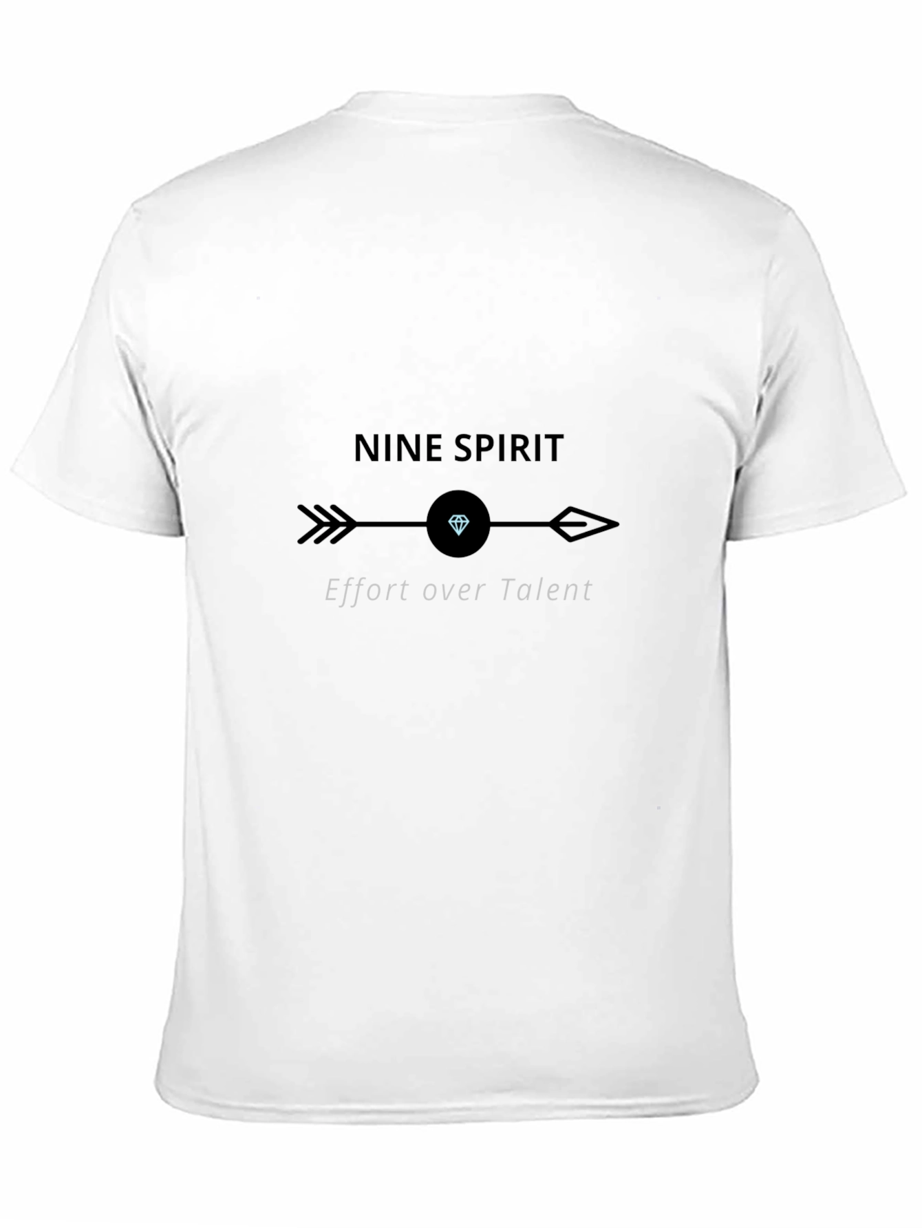 Nine Spirit Graphic T-Shirt - Effort Over Talent