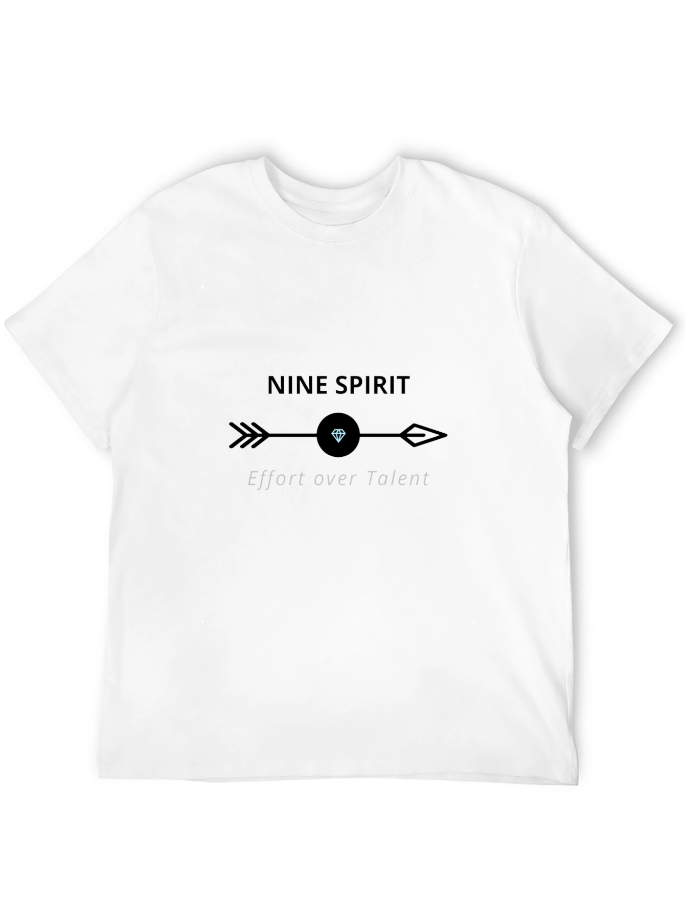 Nine Spirit Graphic T-Shirt - Effort Over Talent