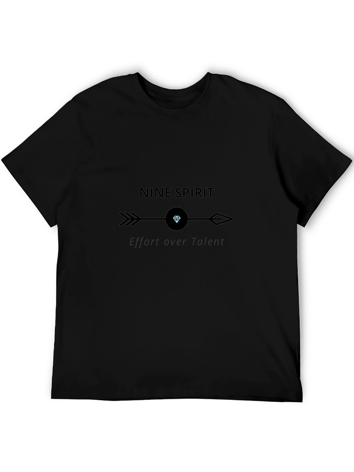 Nine Spirit Graphic T-Shirt - Effort Over Talent