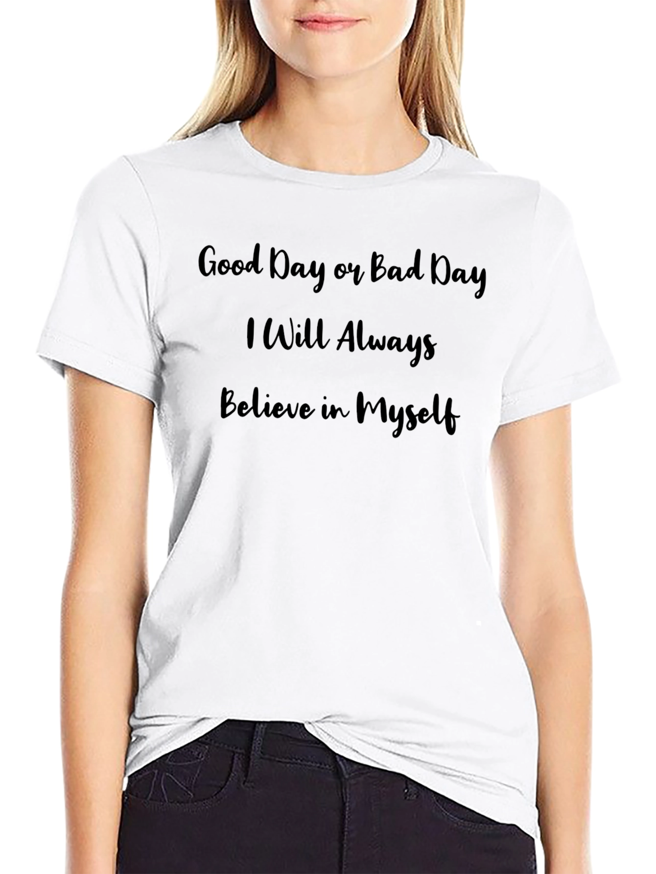 Believe in Myself Black T-Shirt