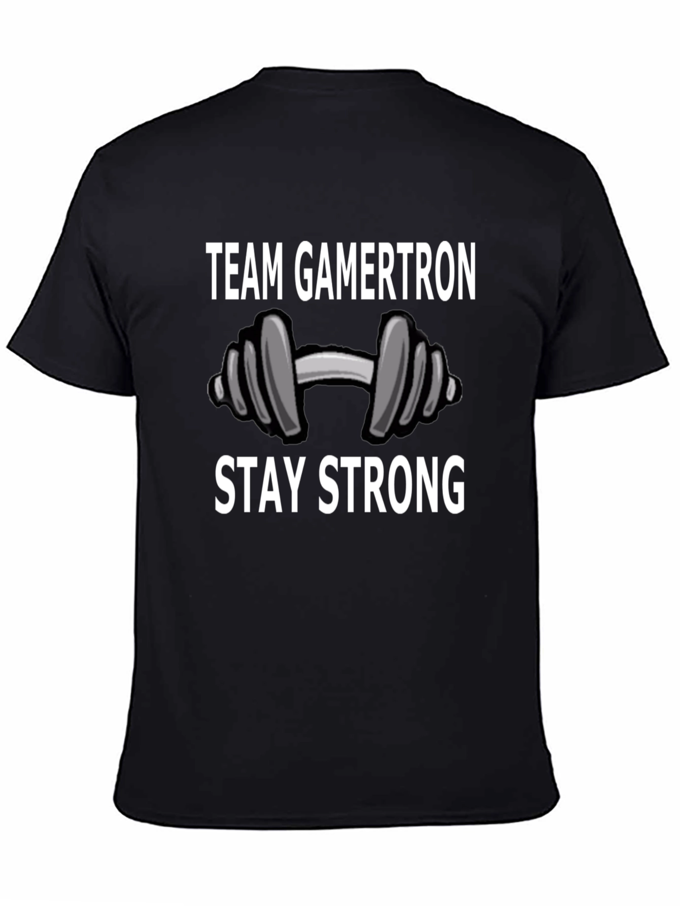 Team Gamertron Stay Strong Black T-Shirt