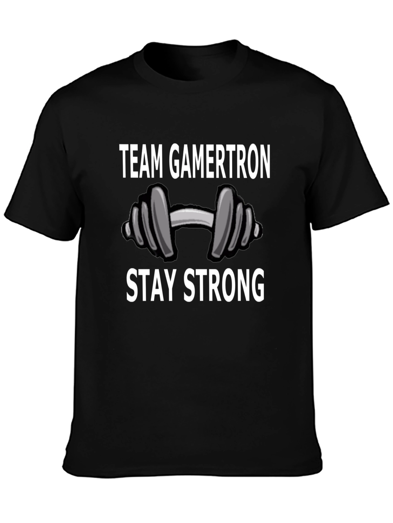 Team Gamertron Stay Strong Black T-Shirt