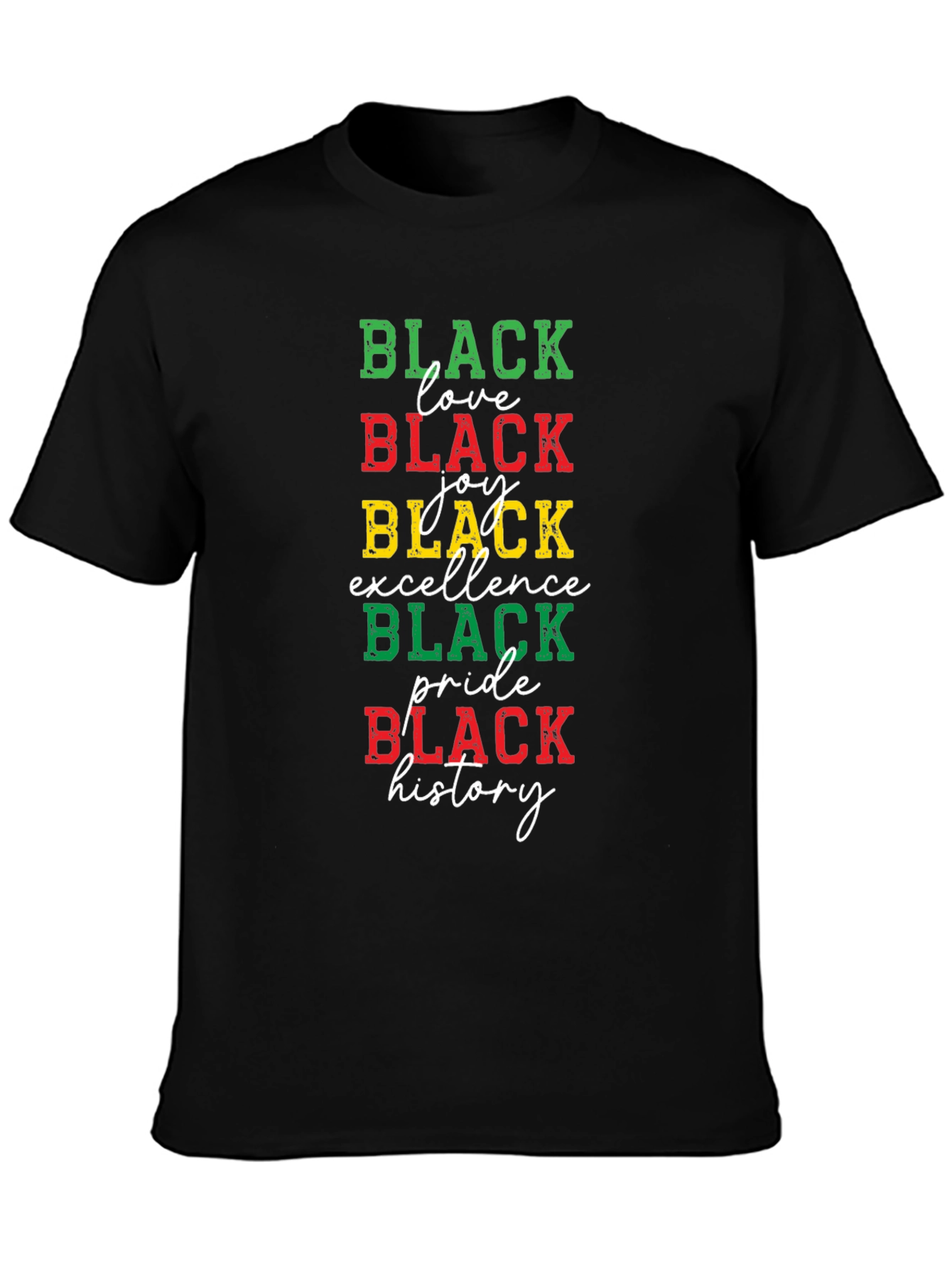 Black Pride History T-Shirt - Love Joy Excellence