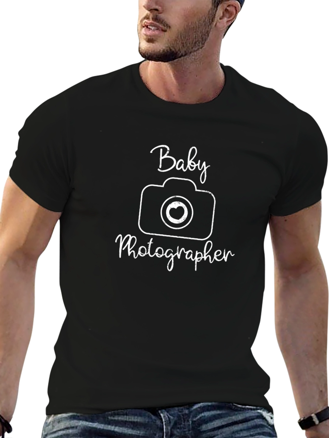 Baby Photographer Black T-Shirt