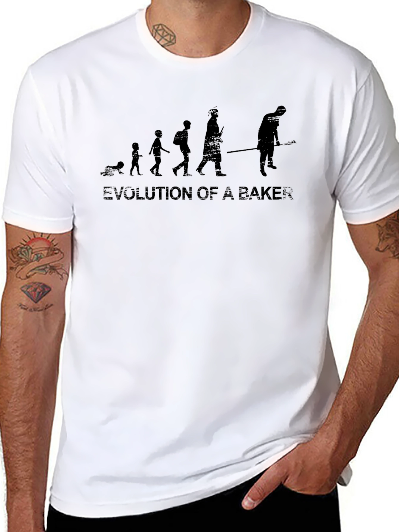 Evolution of a Baker T-Shirt