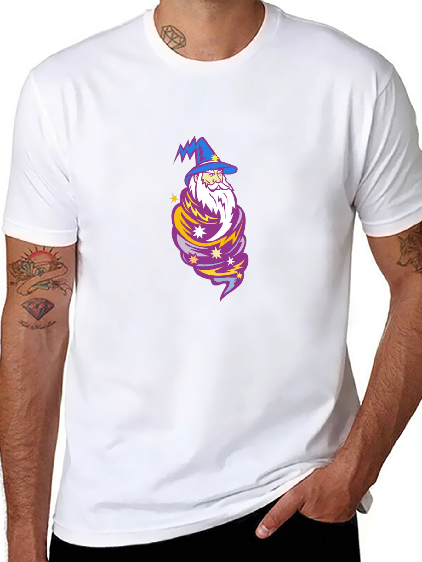 Wizard Tornado Graphic T-Shirt