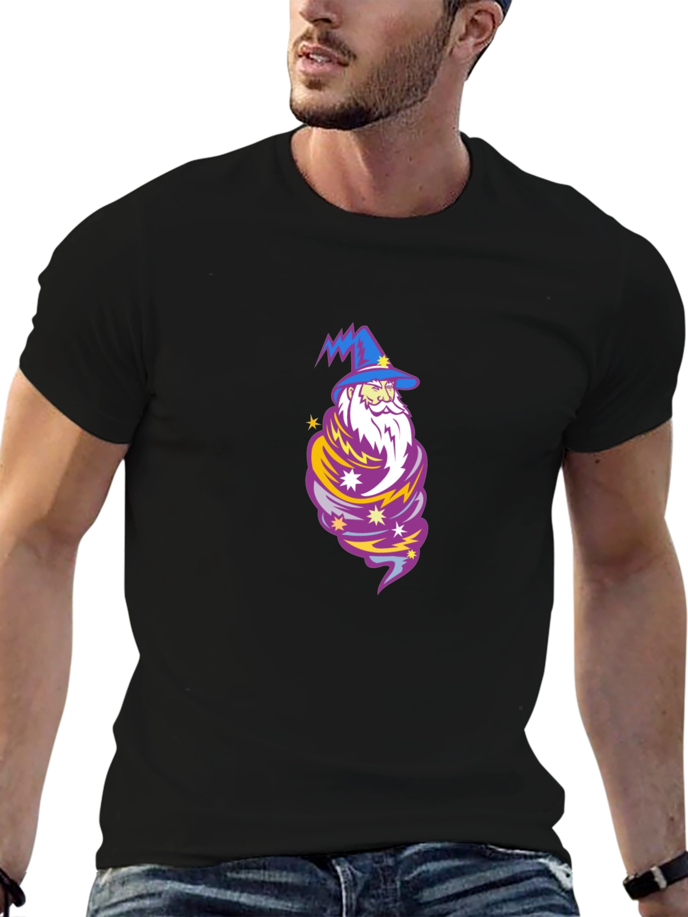 Wizard Tornado Graphic T-Shirt