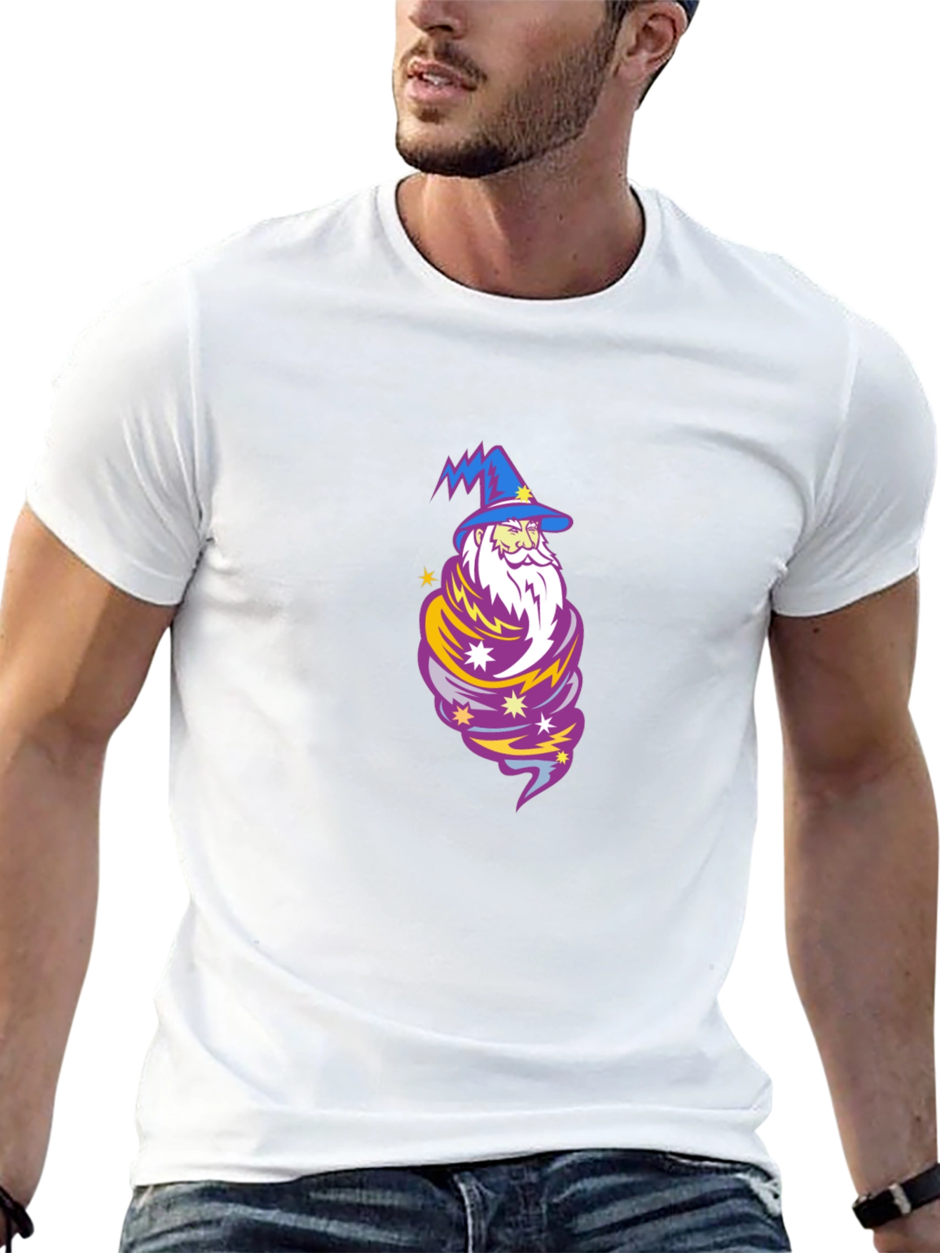 Wizard Tornado Graphic T-Shirt