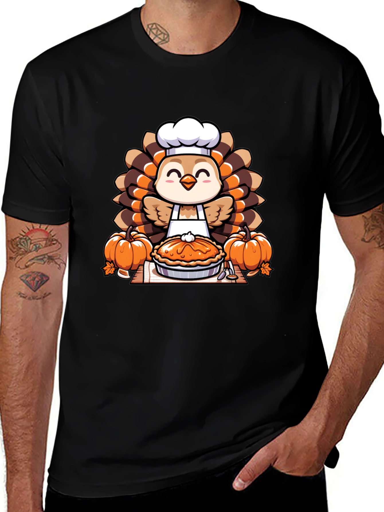 Thanksgiving Turkey Chef T-Shirt
