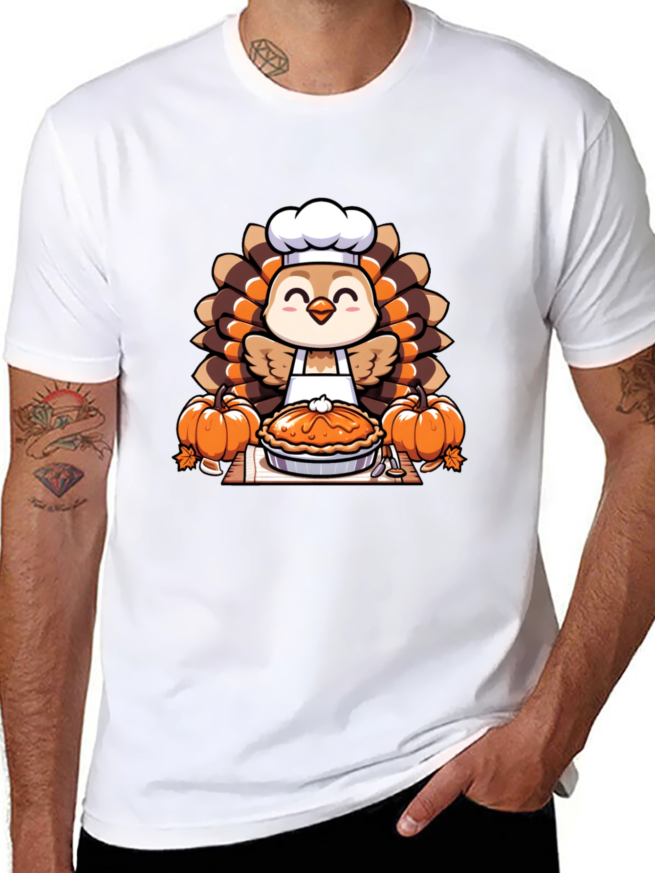 Thanksgiving Turkey Chef T-Shirt