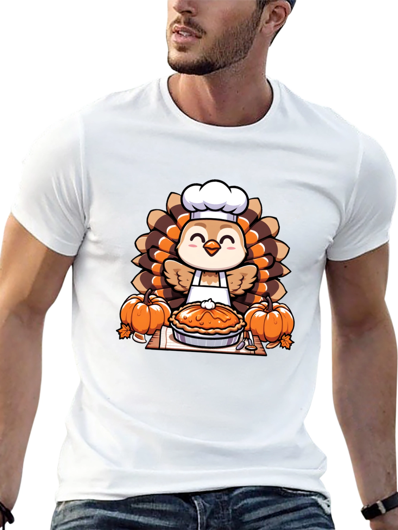 Thanksgiving Turkey Chef T-Shirt