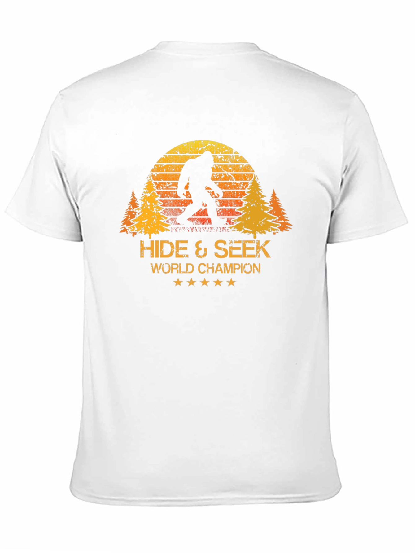 Hide & Seek World Champion Bigfoot Black T-Shirt