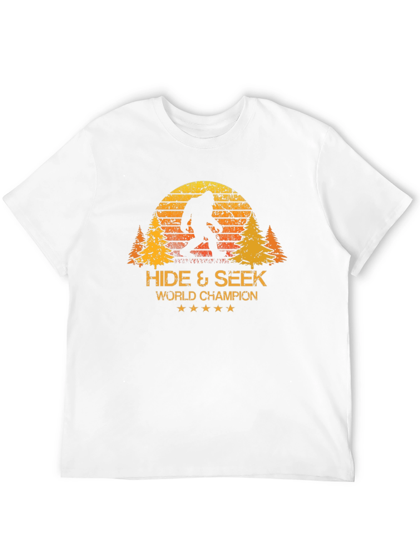 Hide & Seek World Champion Bigfoot Black T-Shirt