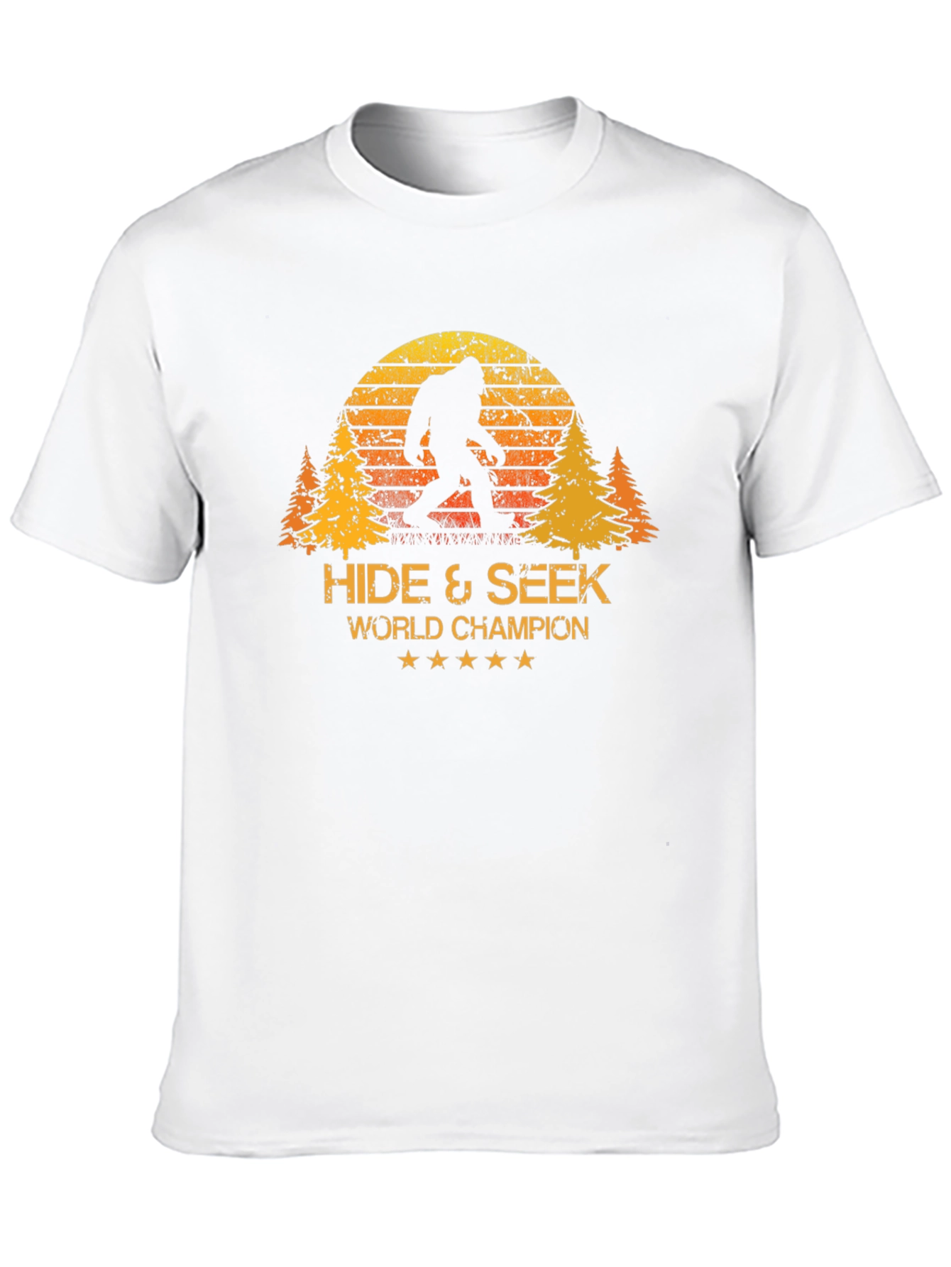 Hide & Seek World Champion Bigfoot Black T-Shirt