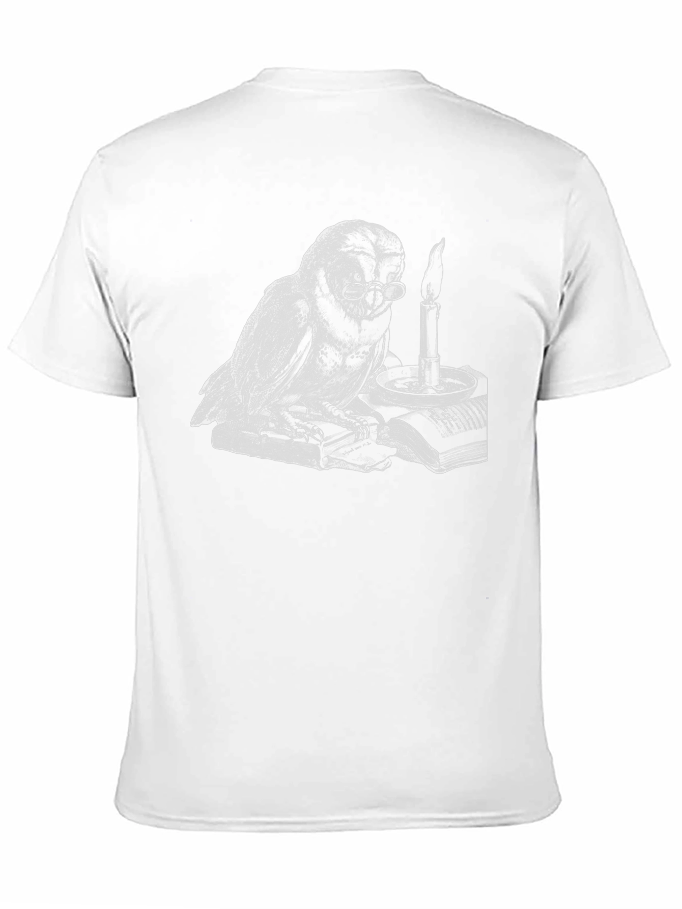 Whimsical Owl Reader T-Shirt