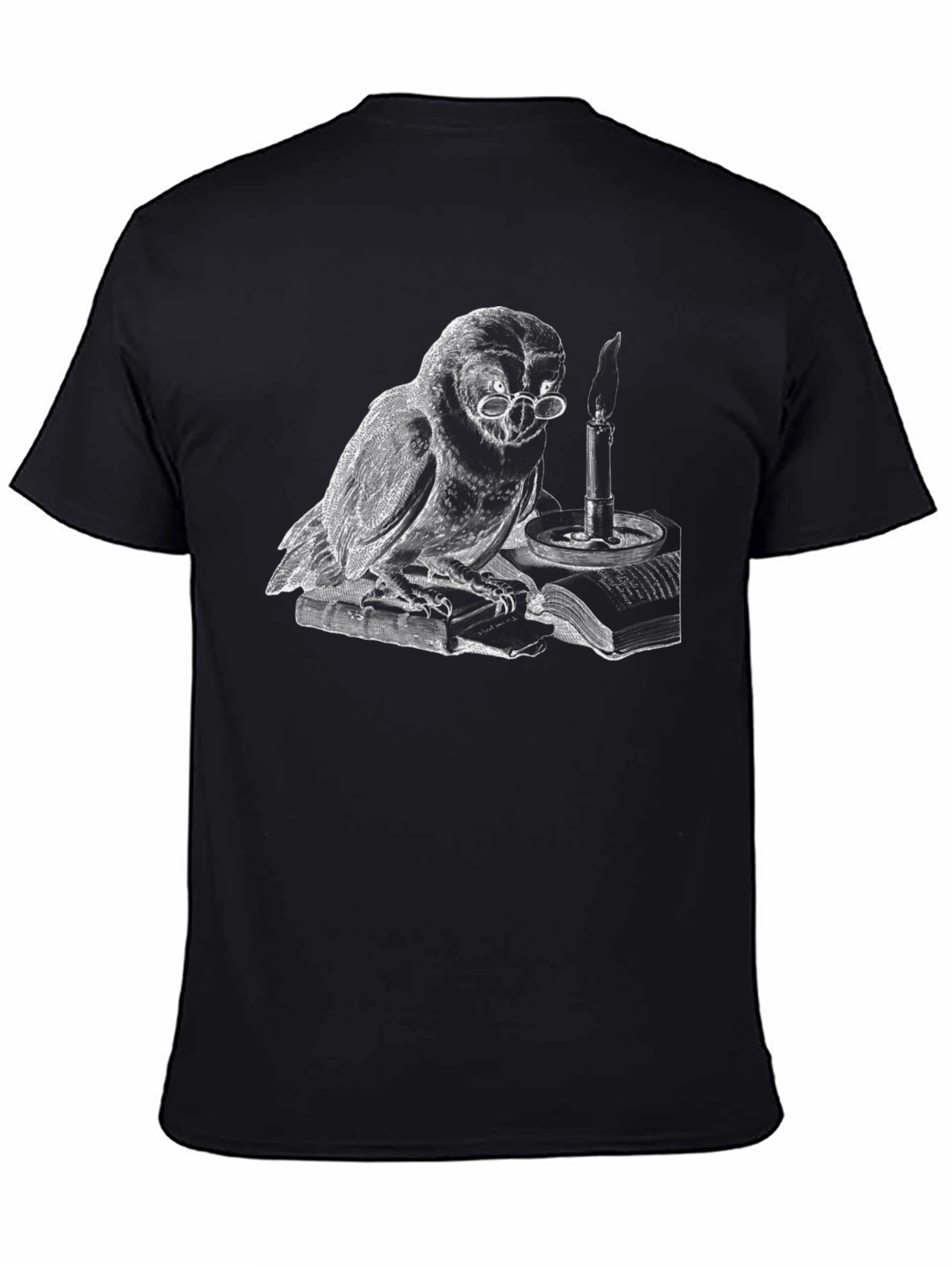 Whimsical Owl Reader T-Shirt