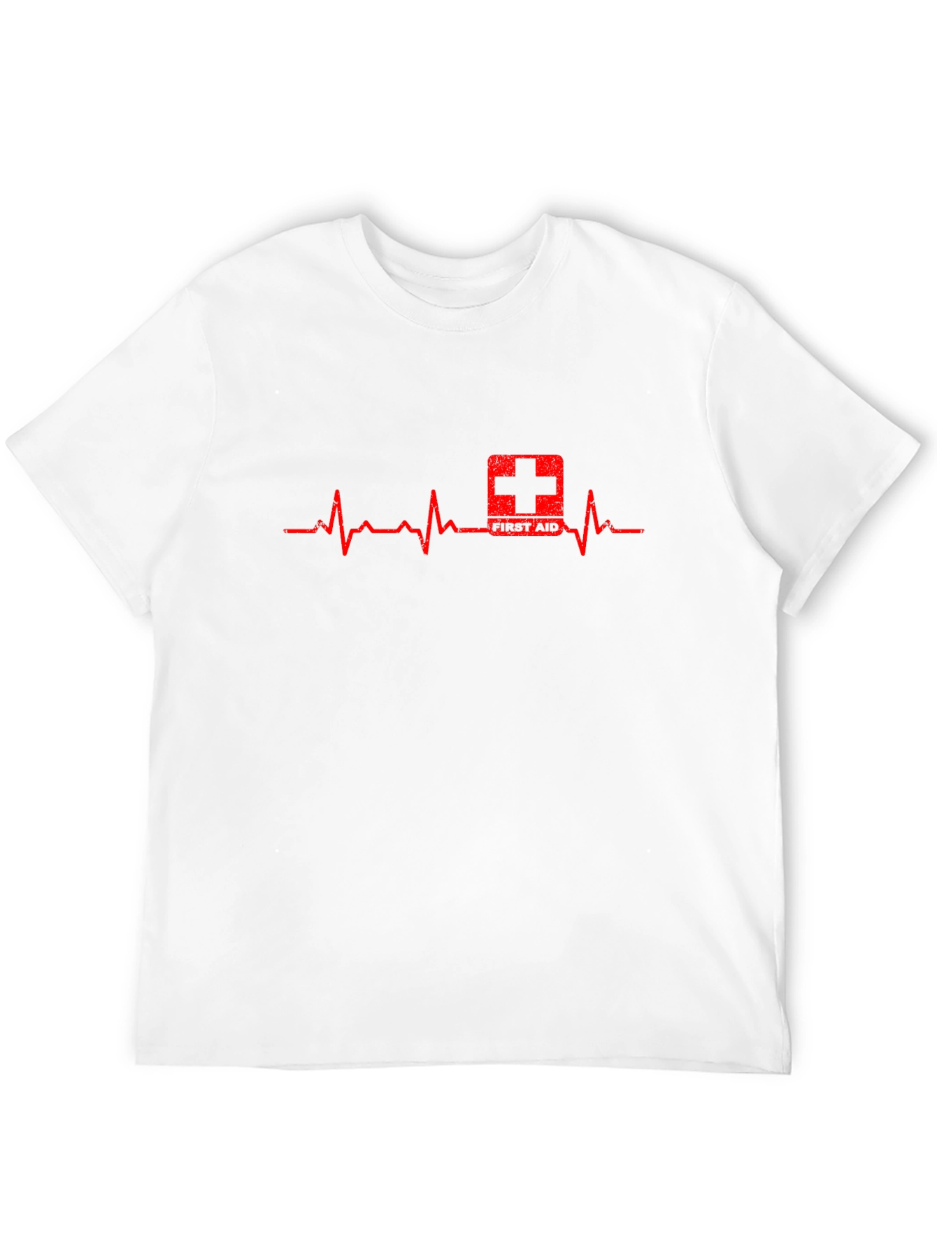 First Aid EKG Pulse Black T-Shirt