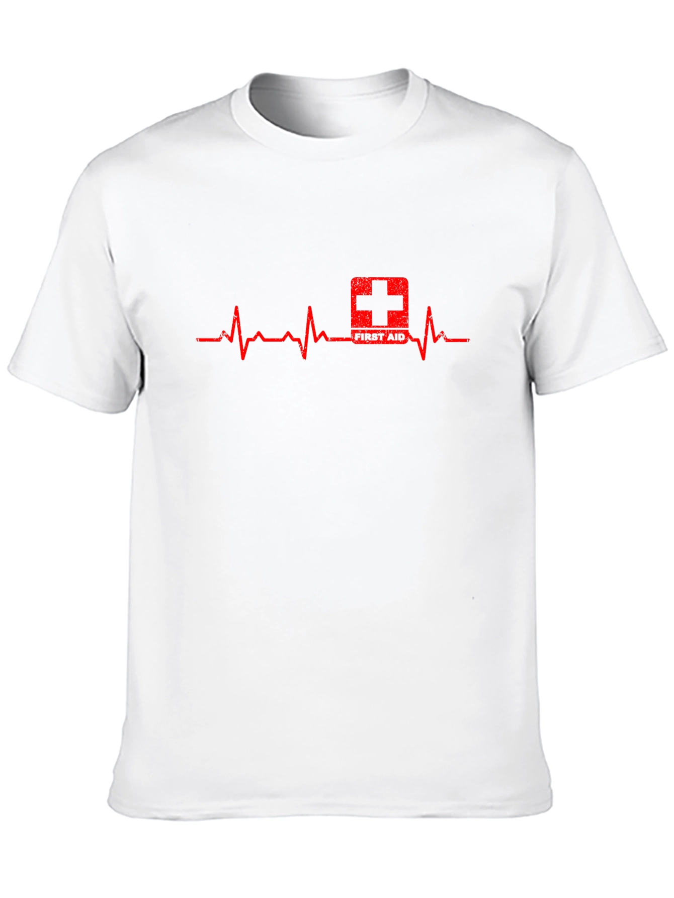 First Aid EKG Pulse Black T-Shirt