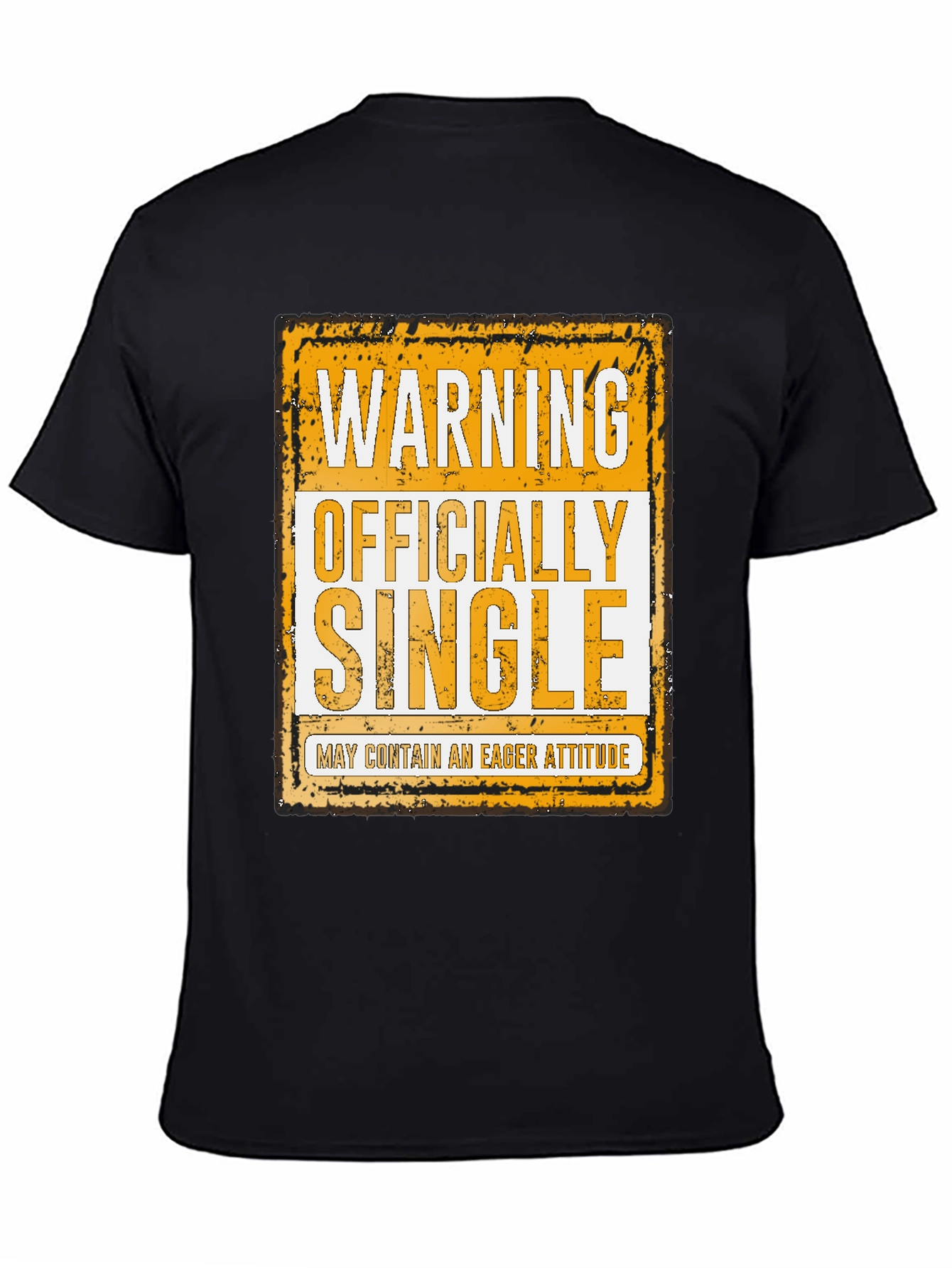 Warning Officially Single Funny T-Shirt