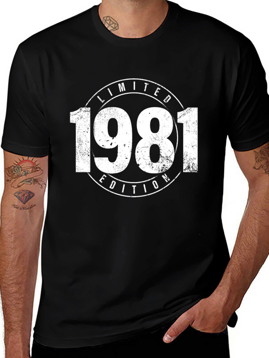 Limited Edition 1981 Black Graphic T-Shirt