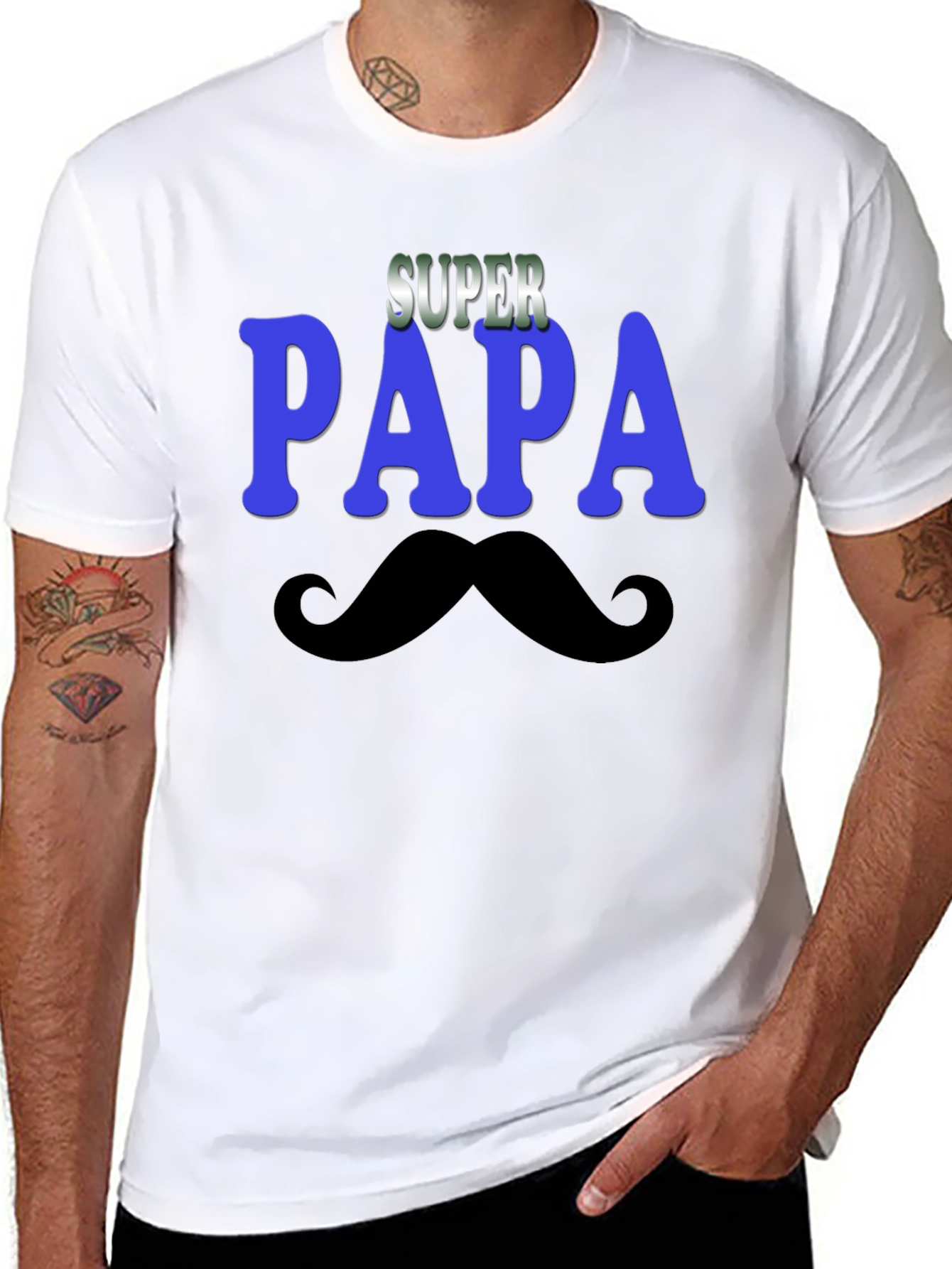 Super Papa T-Shirt - Fathers Day Gift Idea