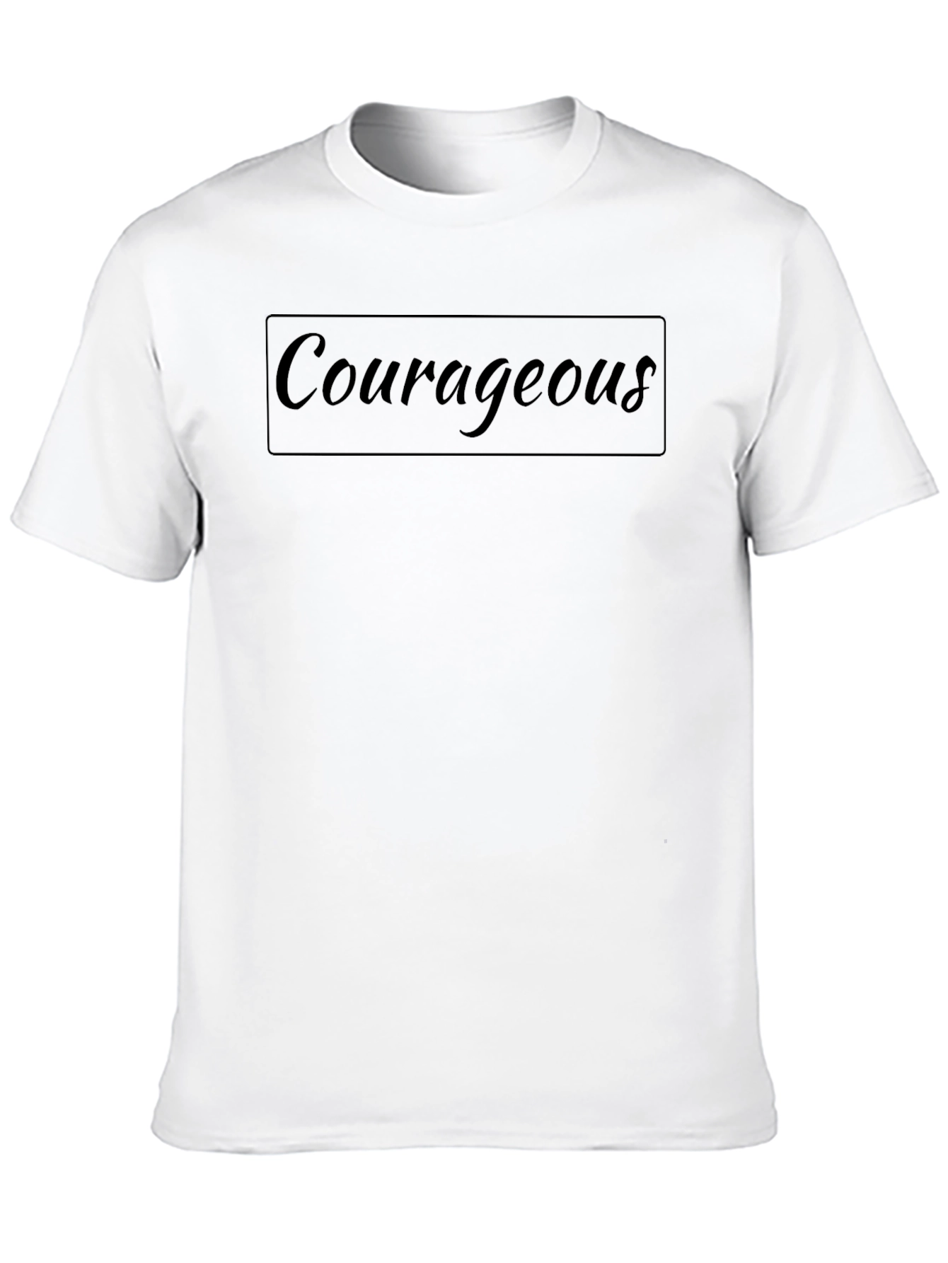 Courageous Black T-Shirt - Mens Graphic Tee