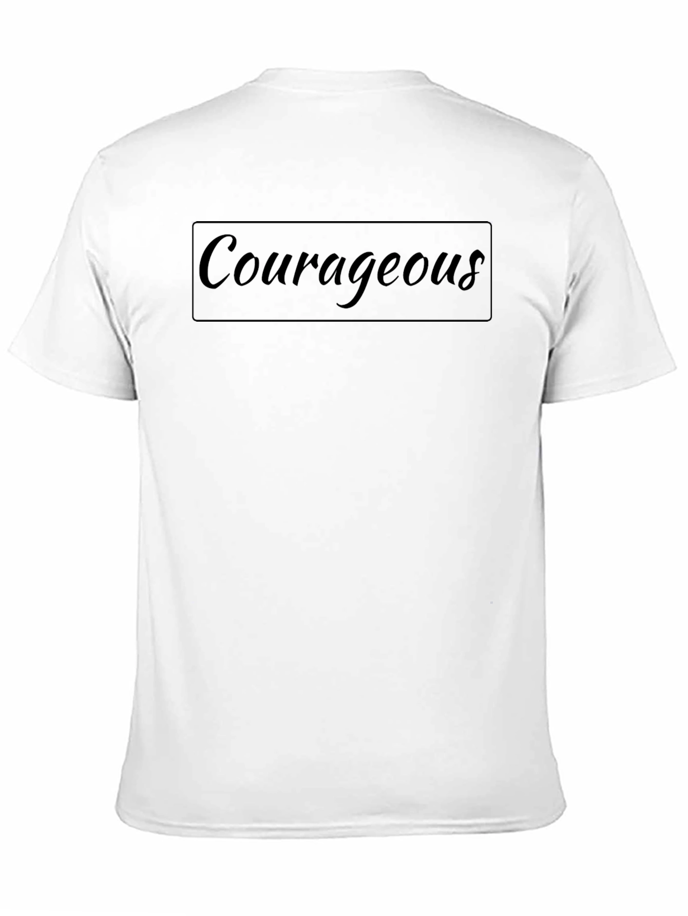 Courageous Black T-Shirt - Mens Graphic Tee