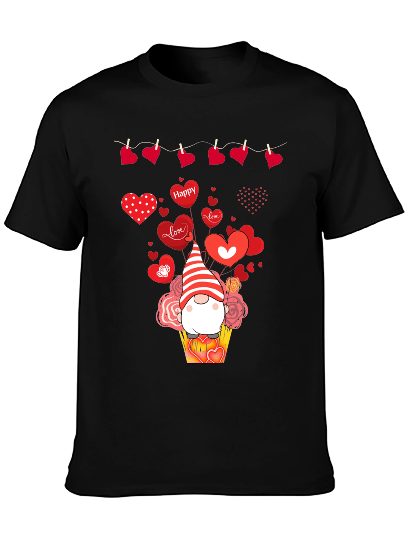Valentines Day Gnome Heart T-Shirt